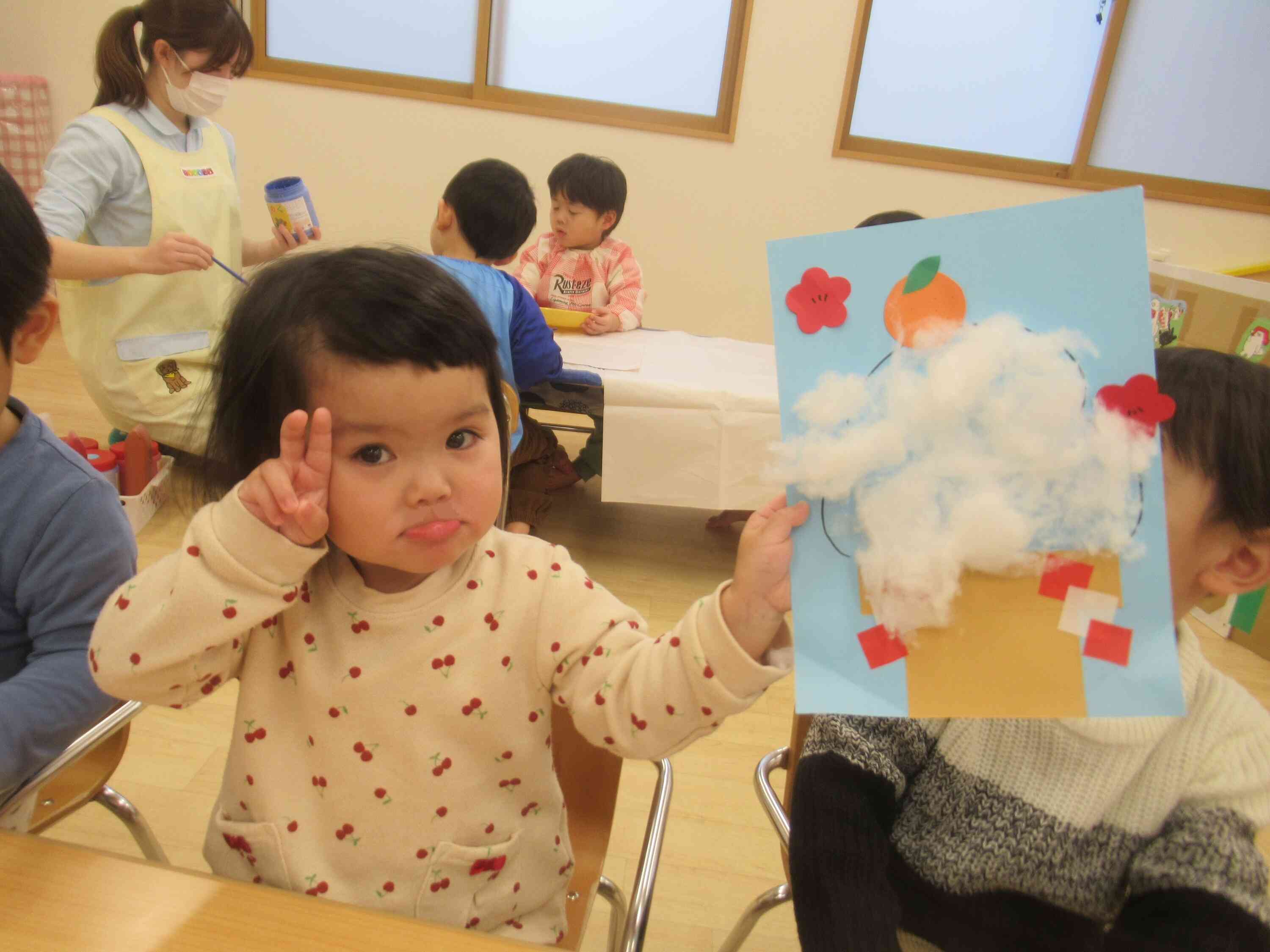 完成☆はい、ポーズ