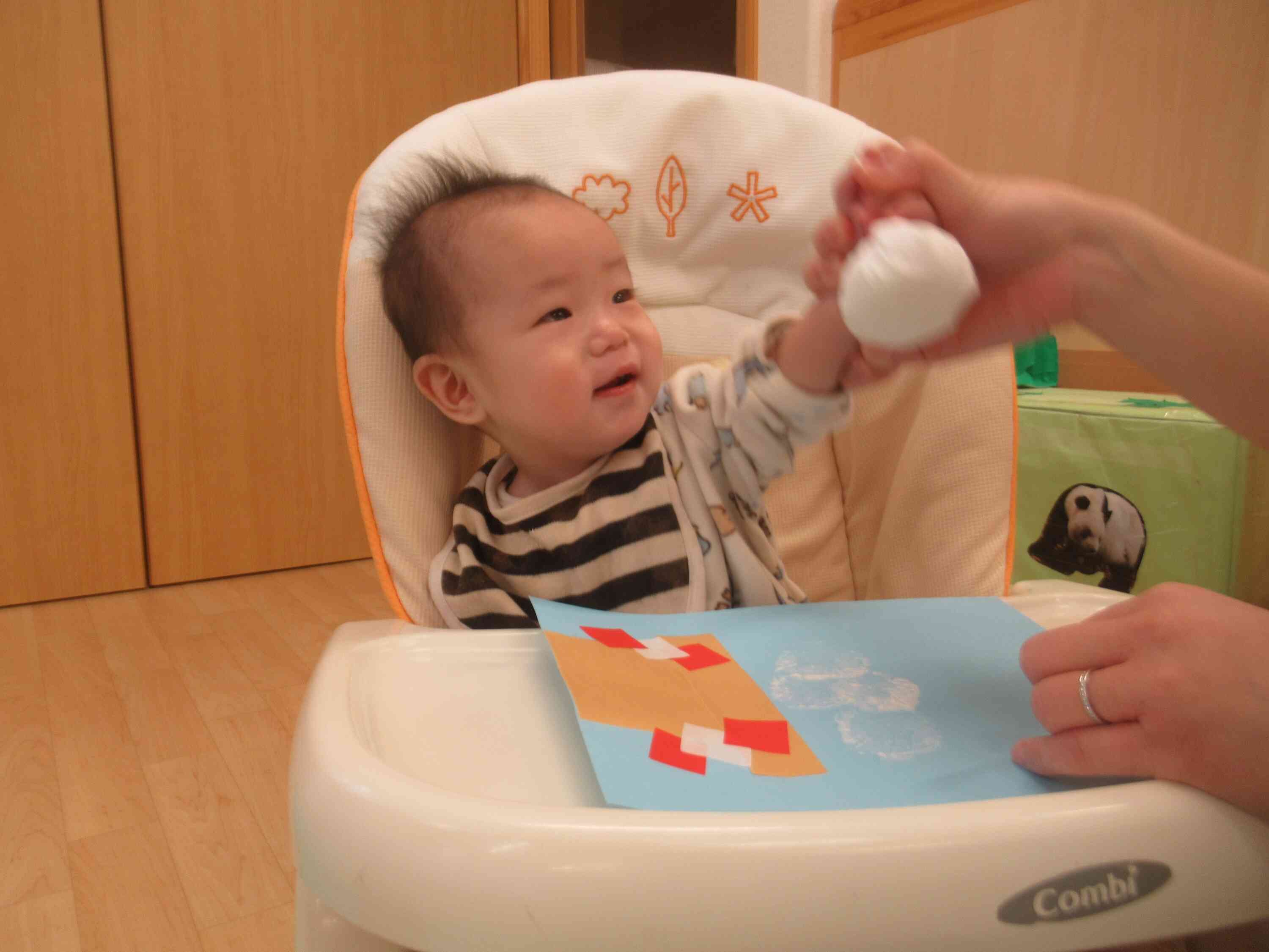 先生と一緒に…嬉しさが溢れています