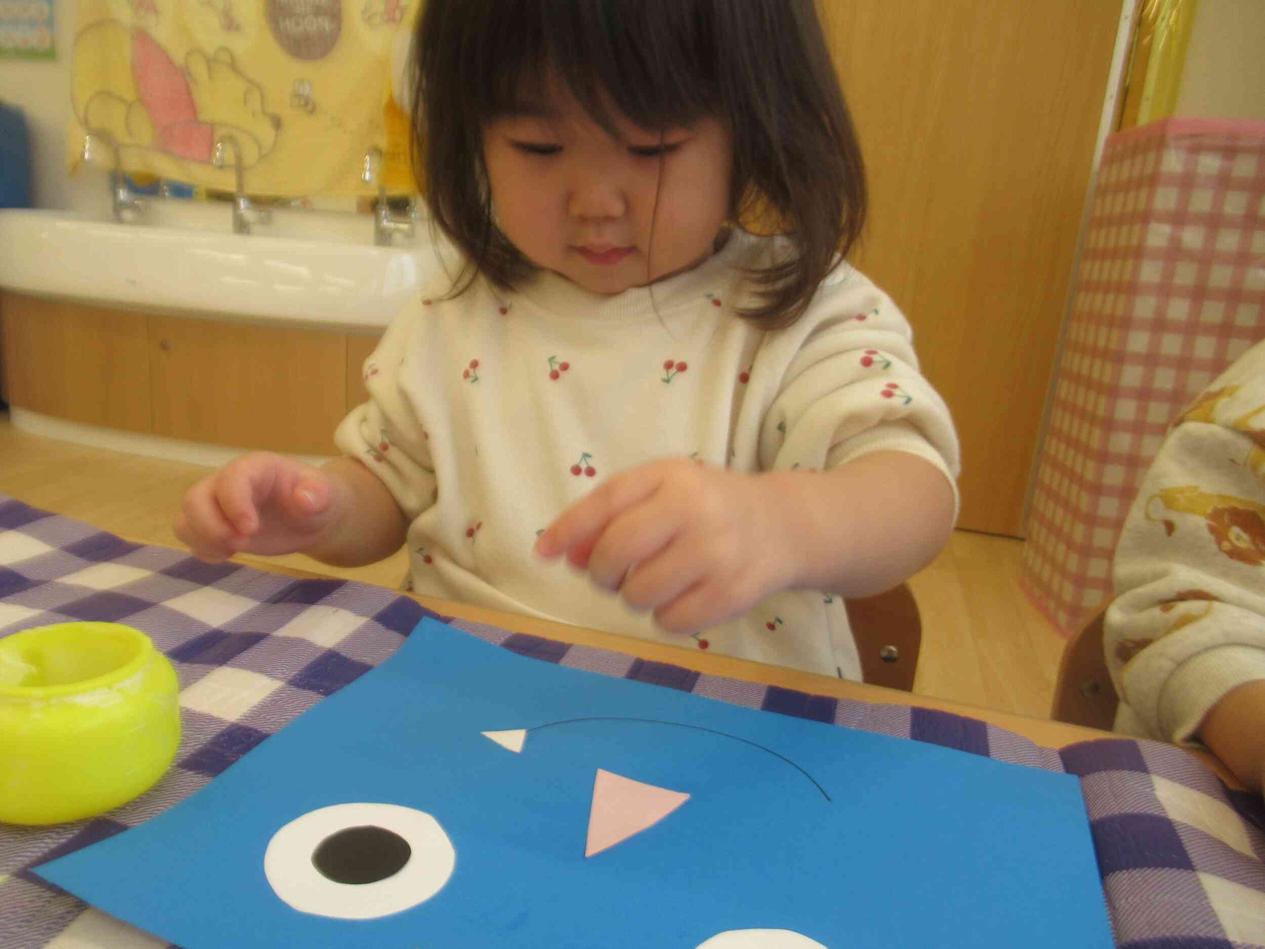 どんな顔にしようかな？（節分製作）