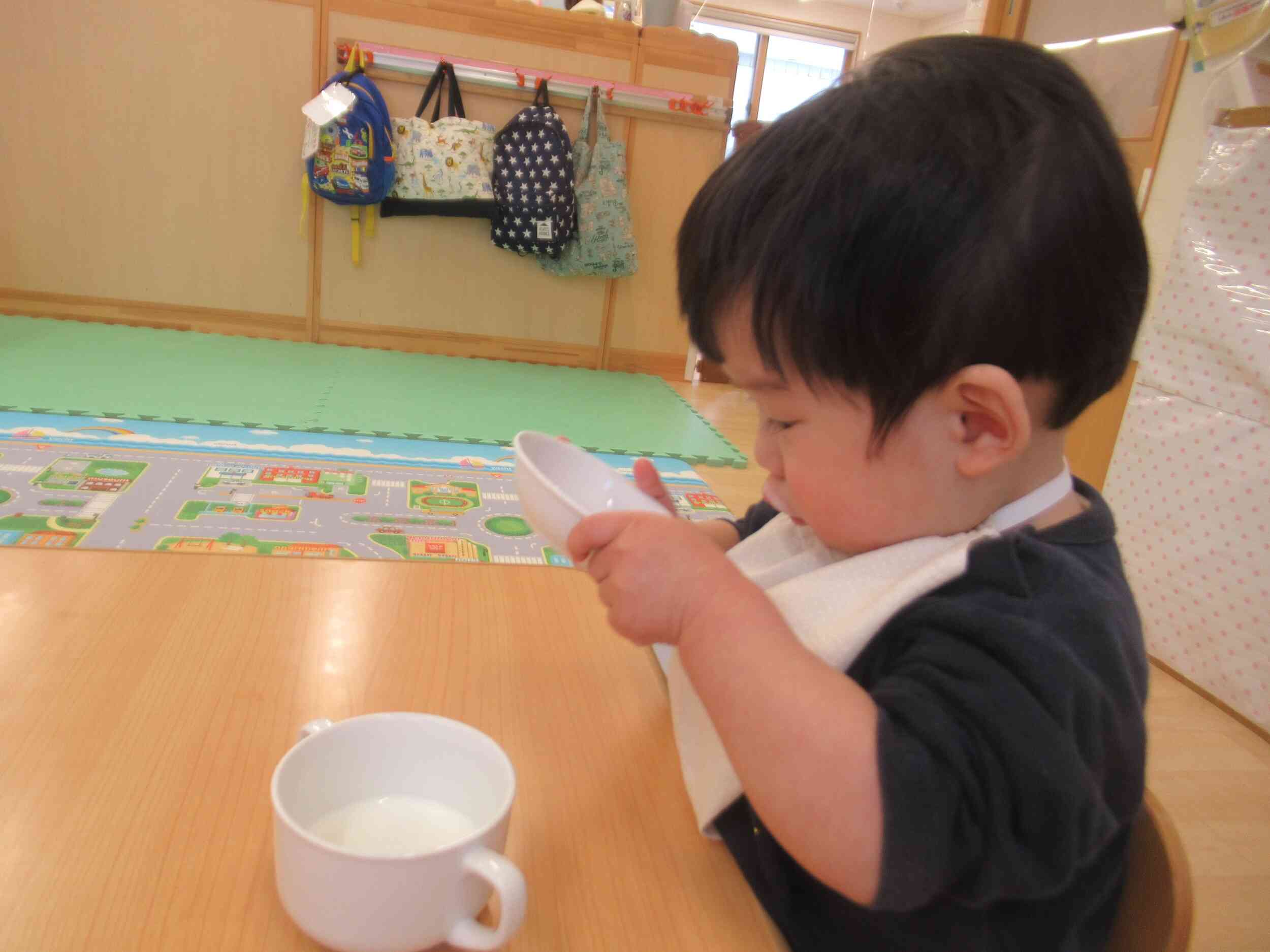 おやつごちそうさまでした。ピカピカに完食☆