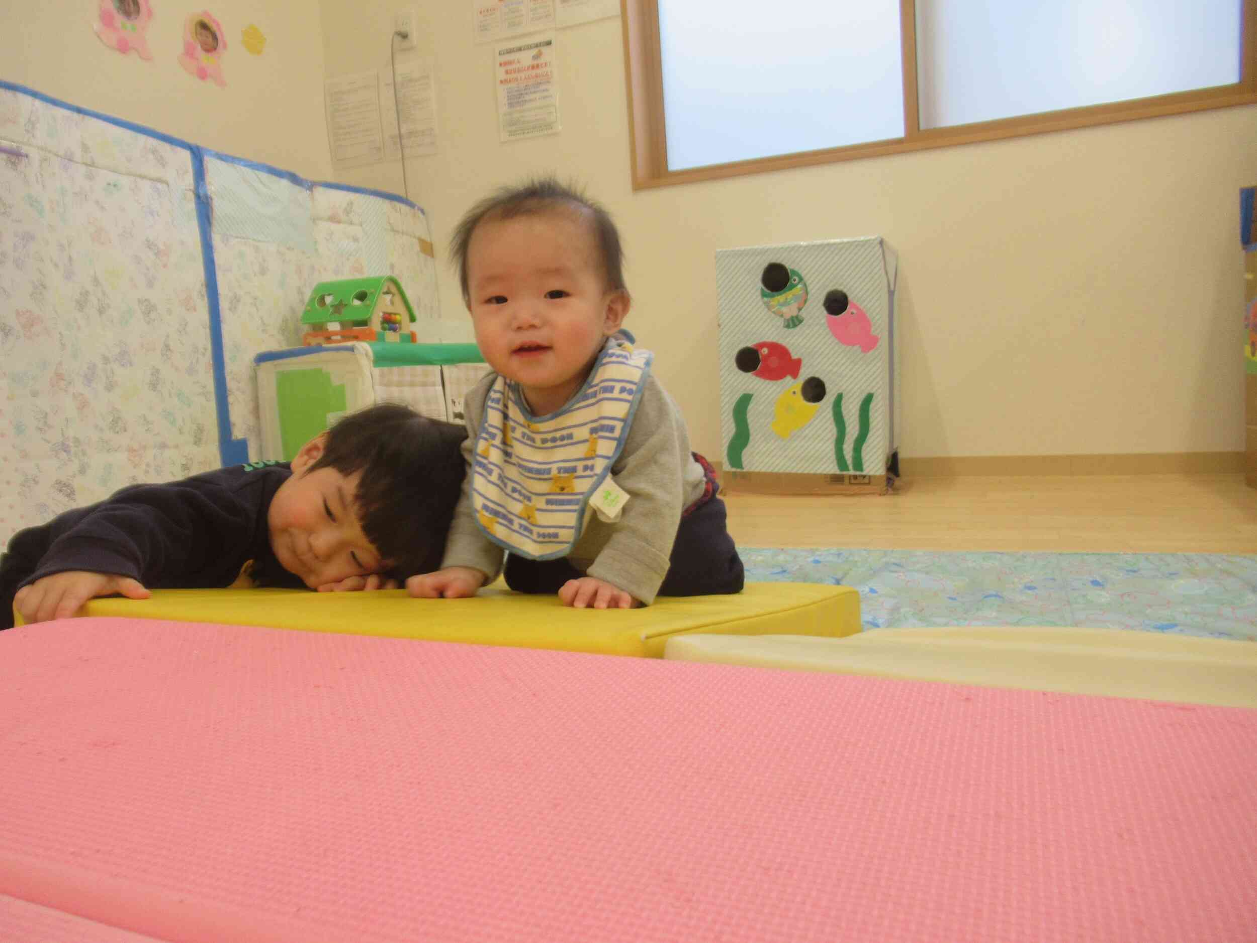 お友だち大好き！登るの大好き！