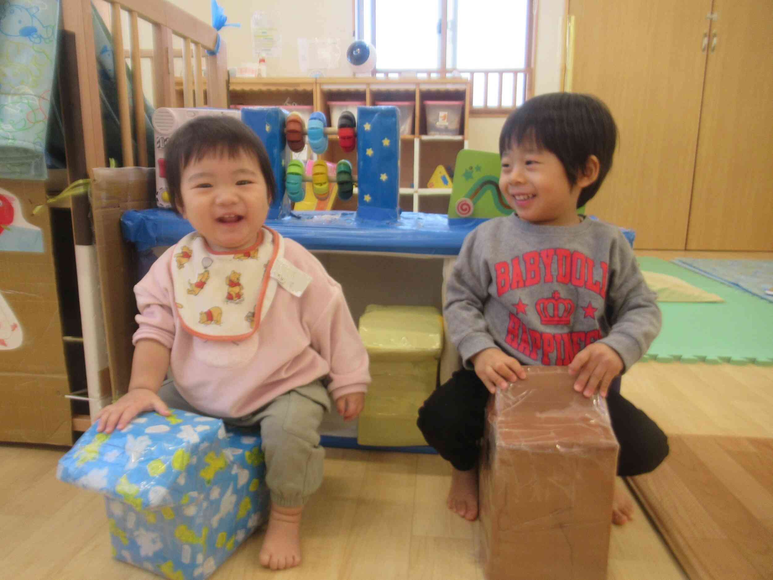 一緒に乗れて嬉しいね！