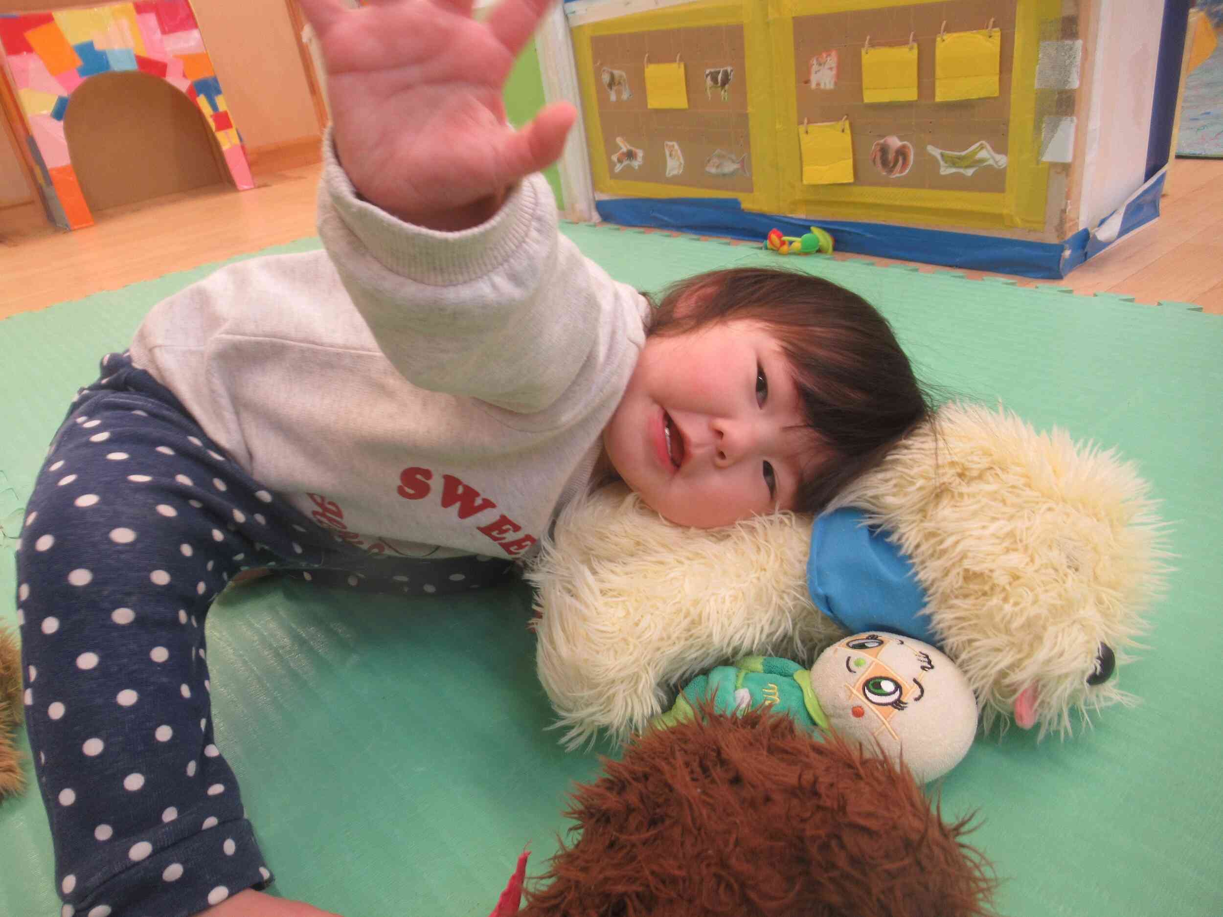 ぬいぐるみともお友だち！