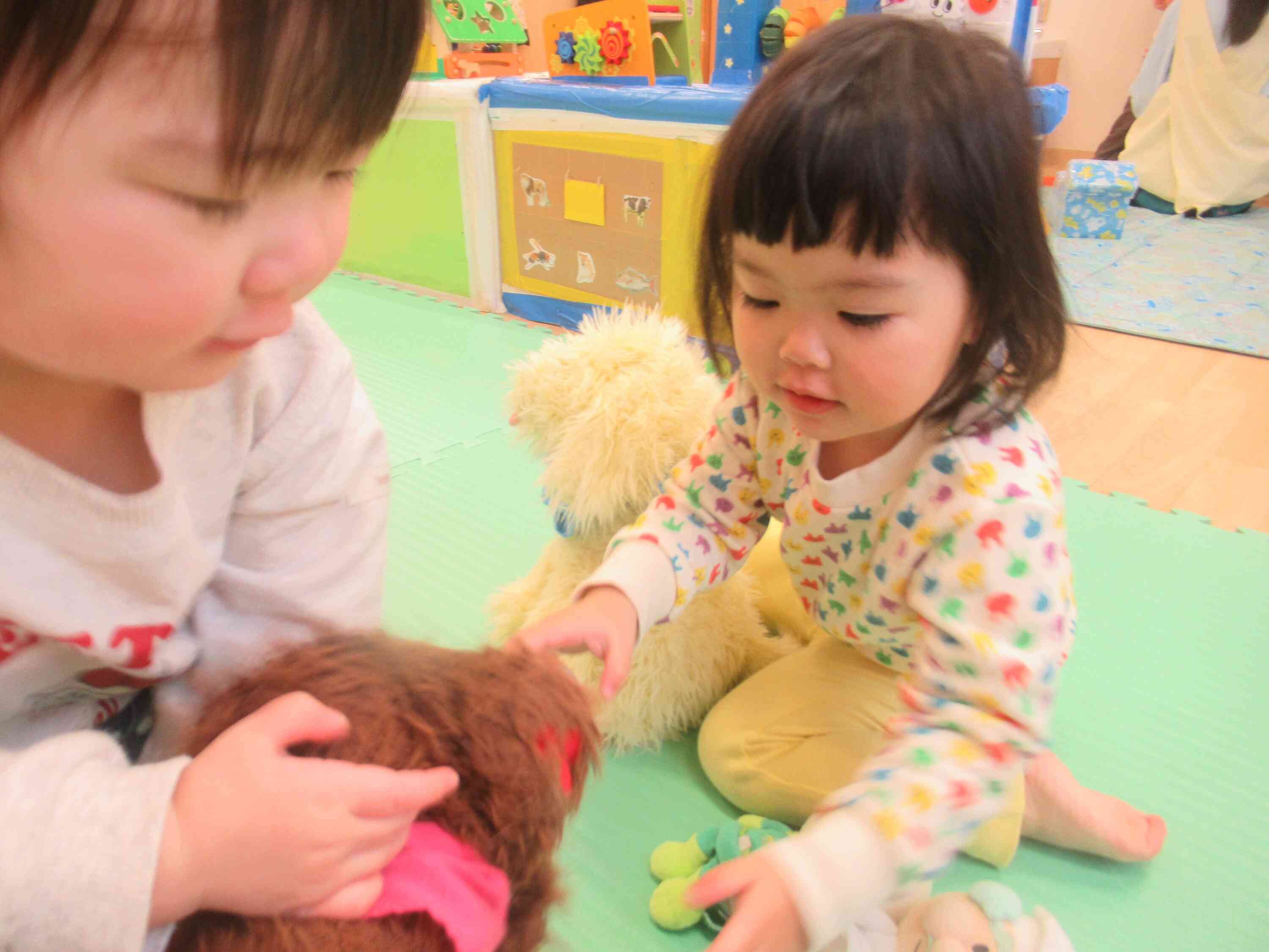 わんわん！なでなで…