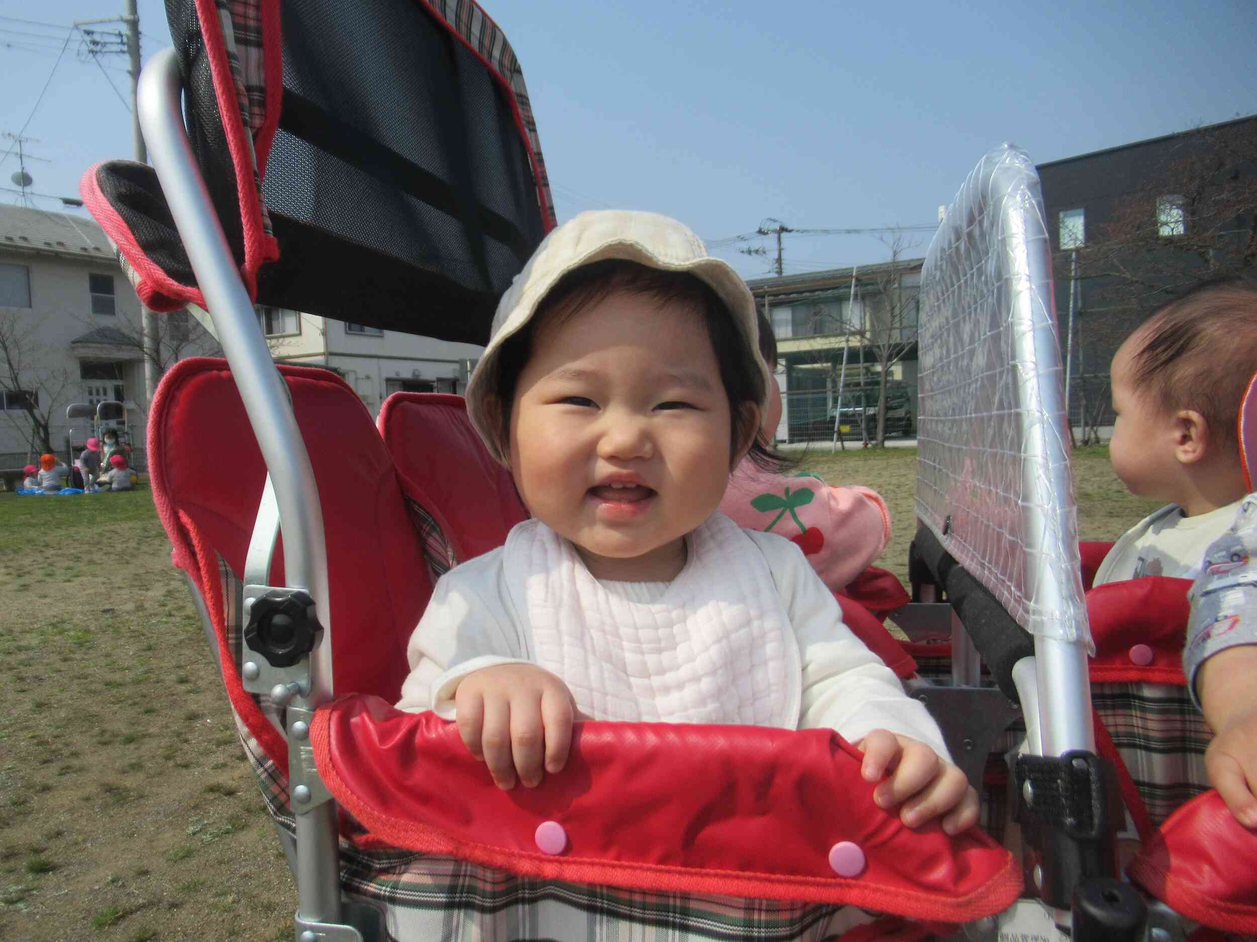 ニッコリ笑顔で