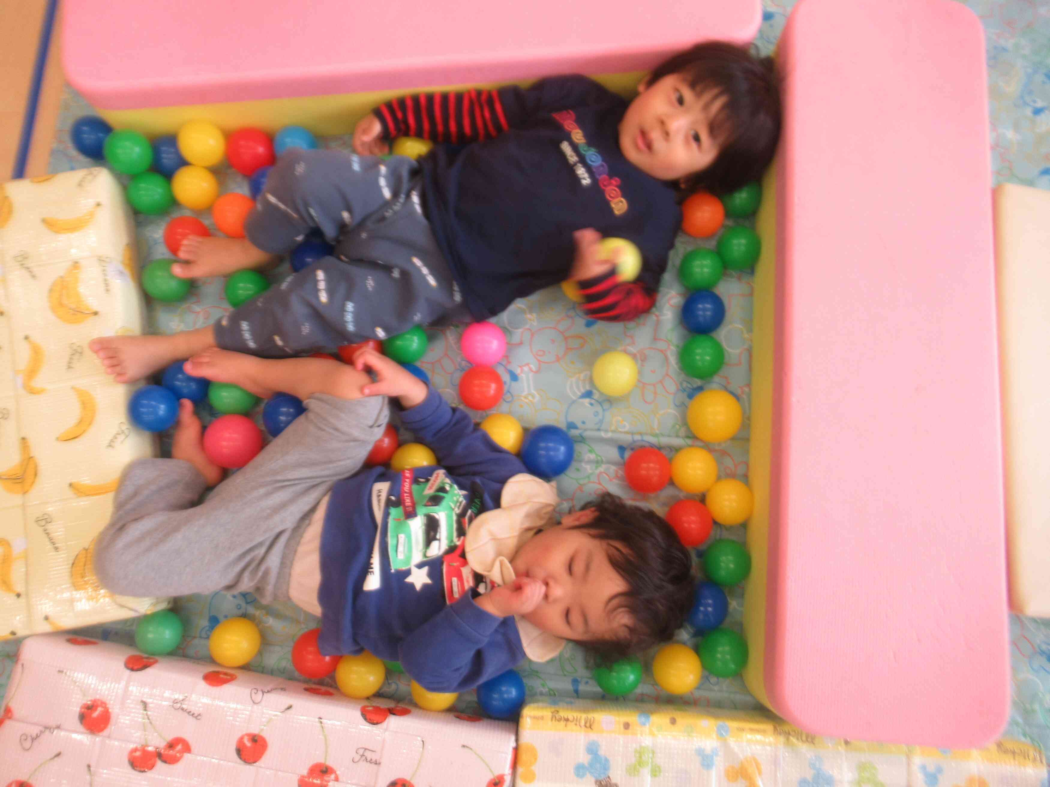 最後はいっしょにまったりタイム