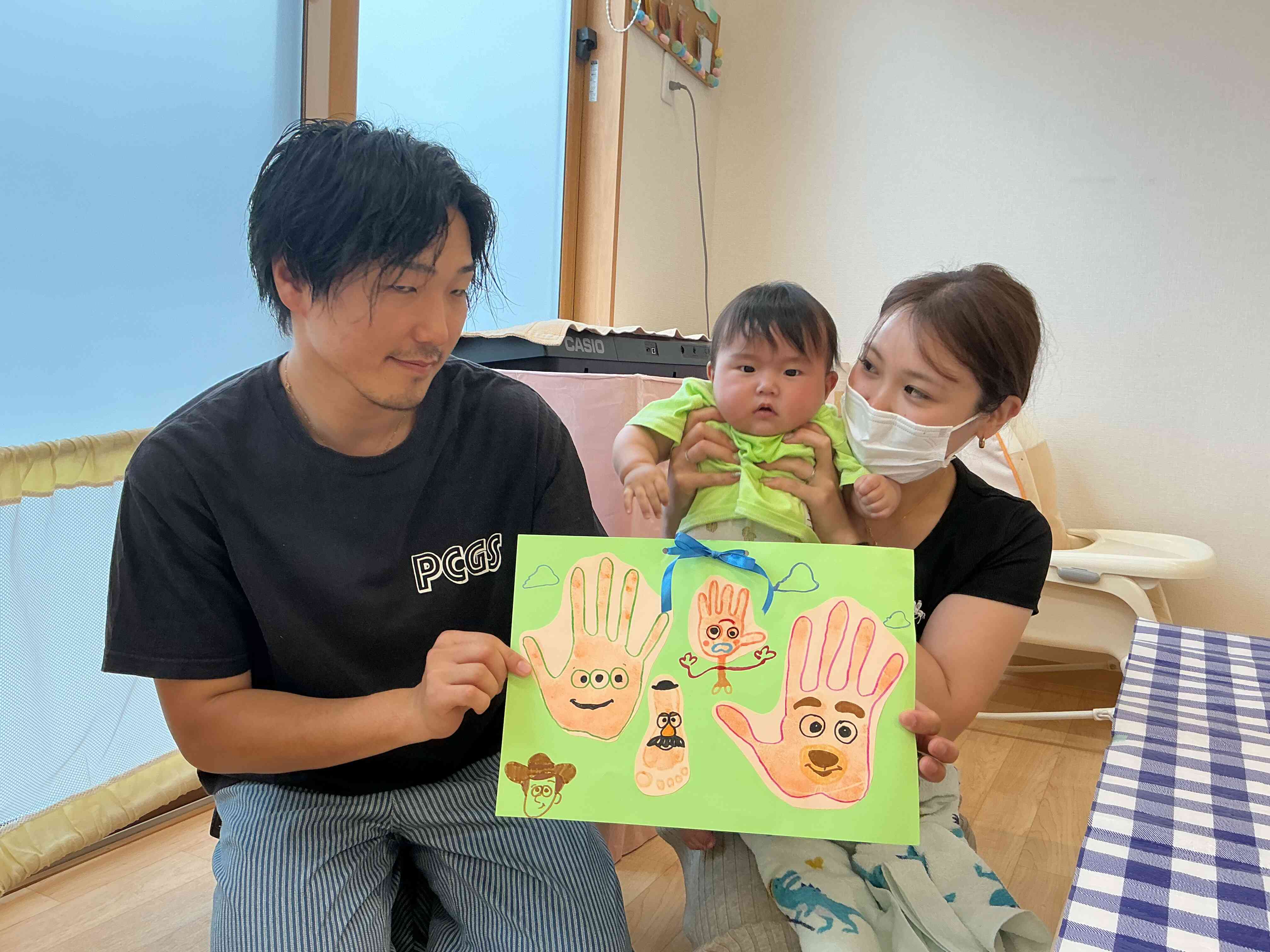 手形アートにも挑戦！