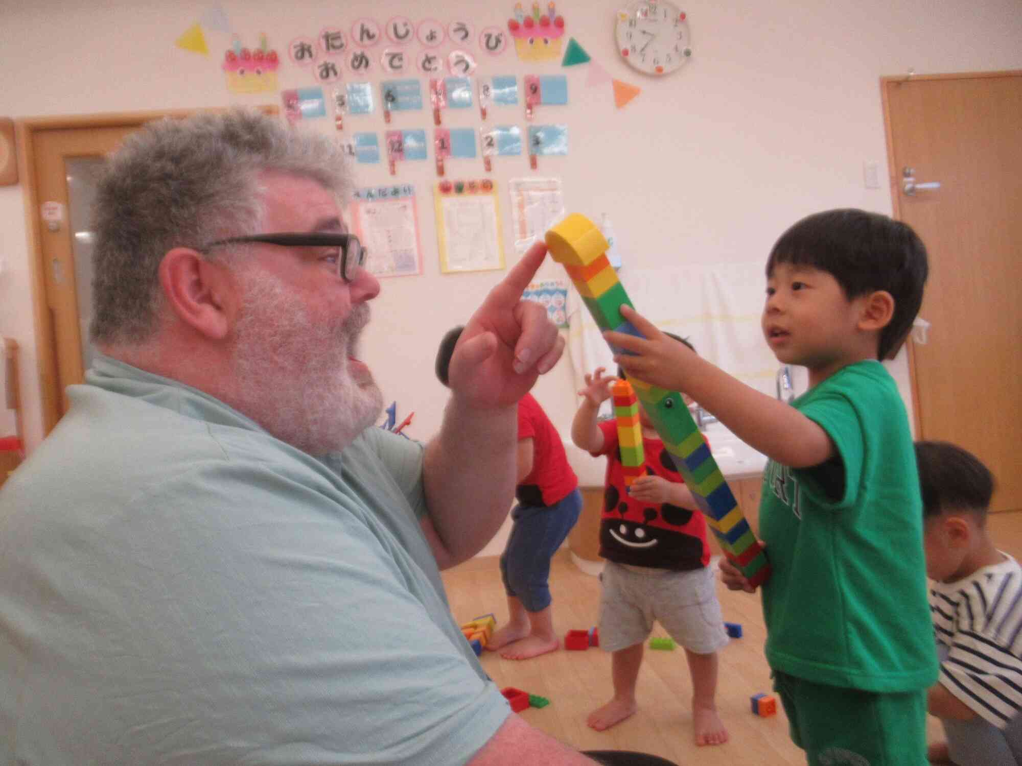 乳幼児期から英語に触れて・・・