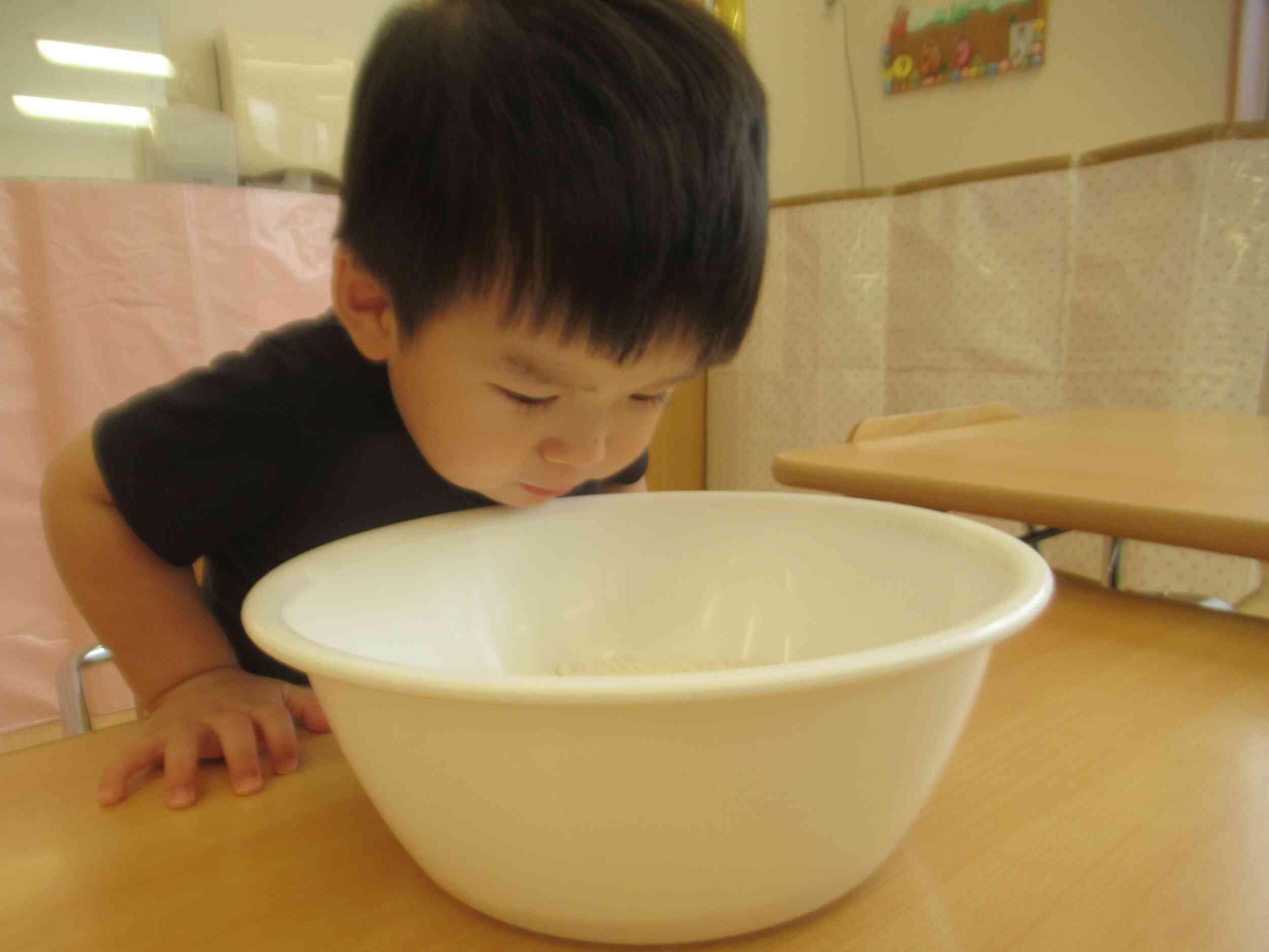 小麦粉粘土を作ったよ！
