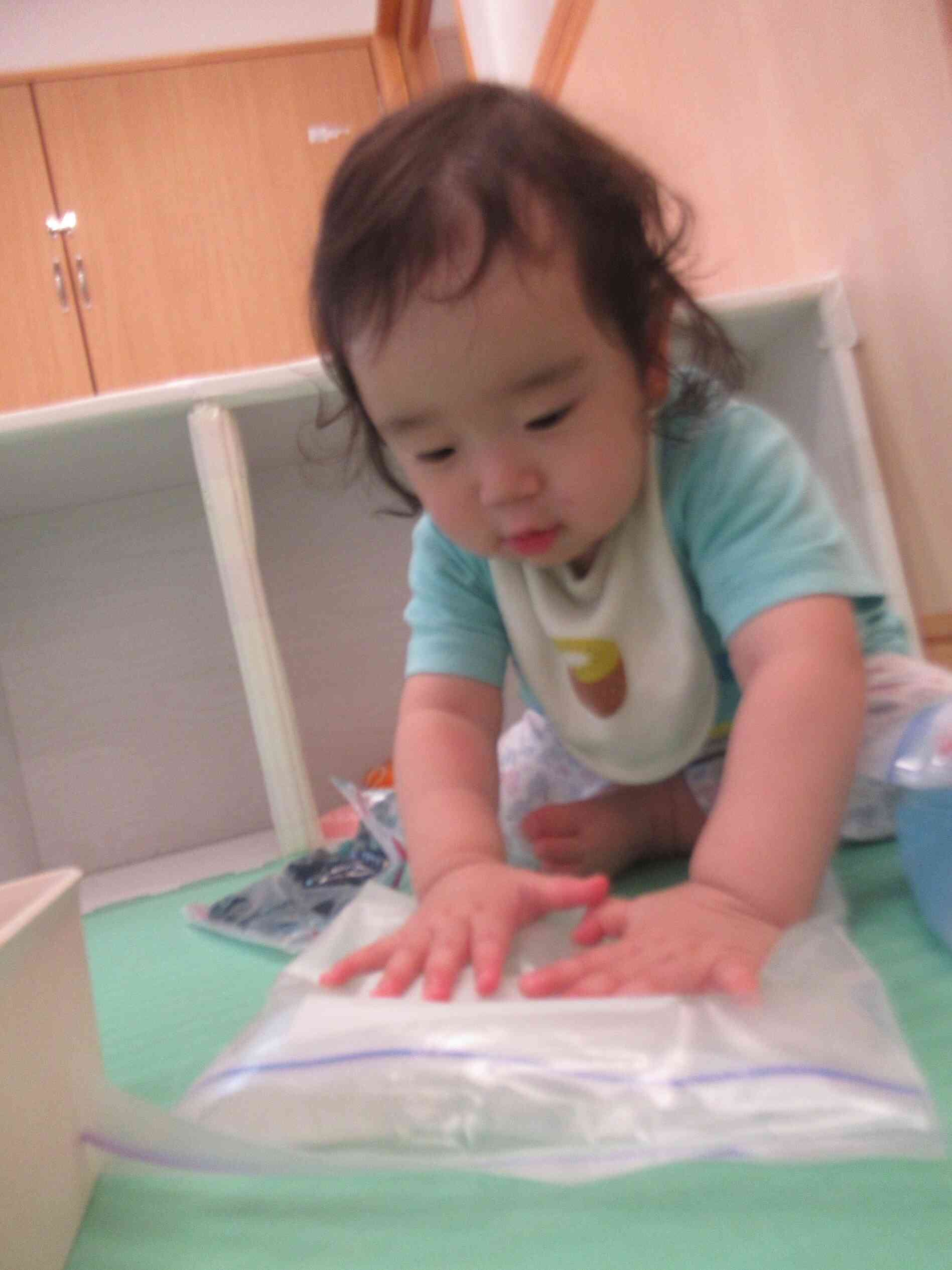 感触遊び...気持ちいいな☆