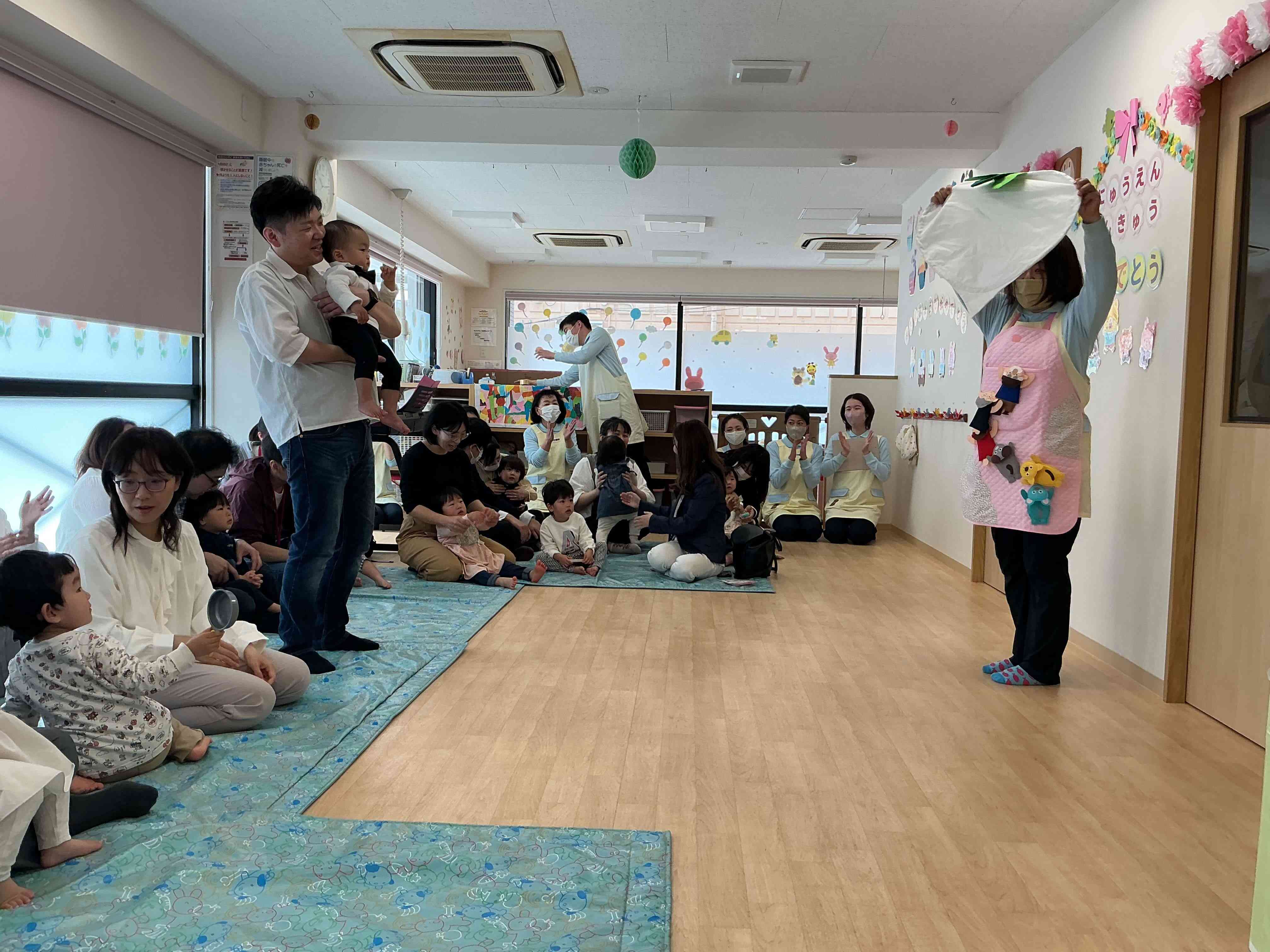 大きなカブの劇をしました。