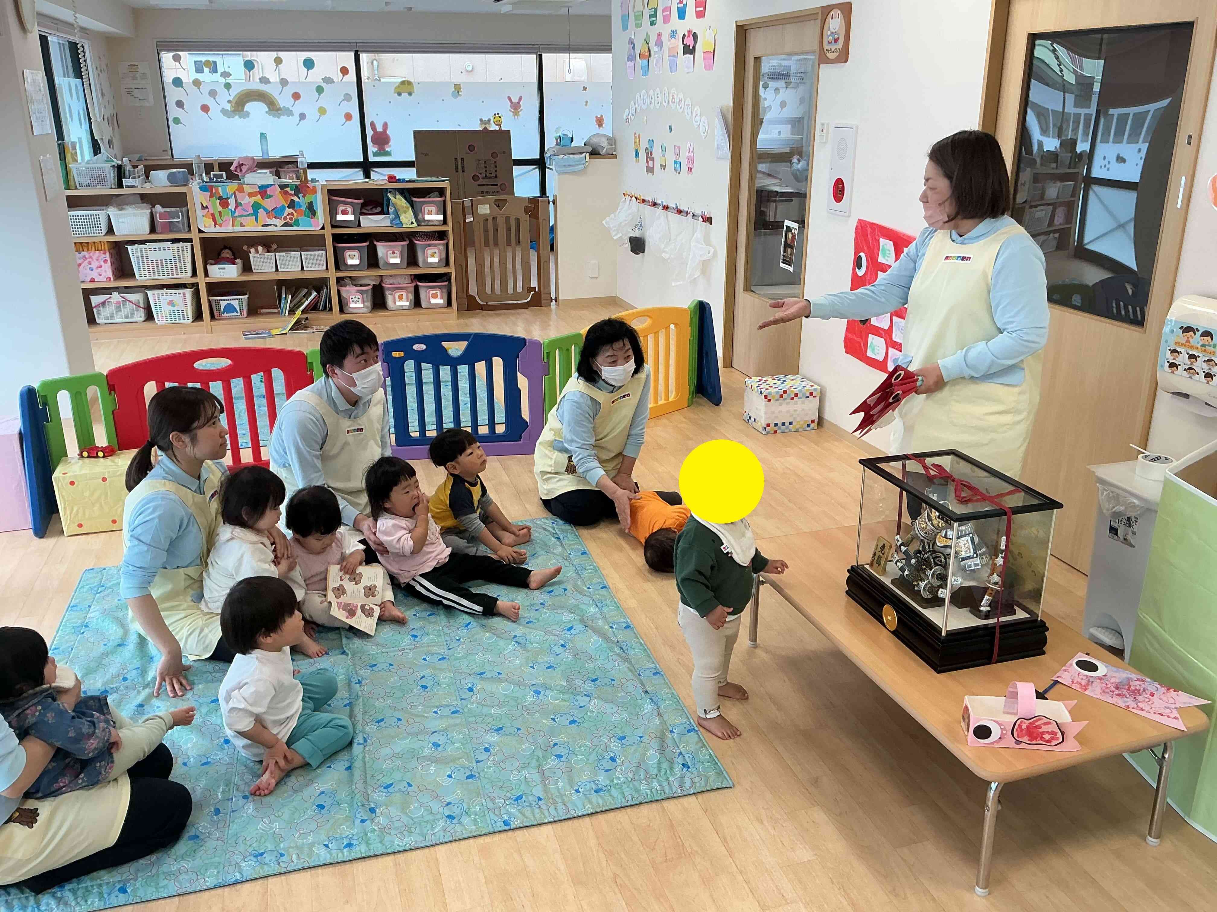 先生の話を静かにきくことができました。
