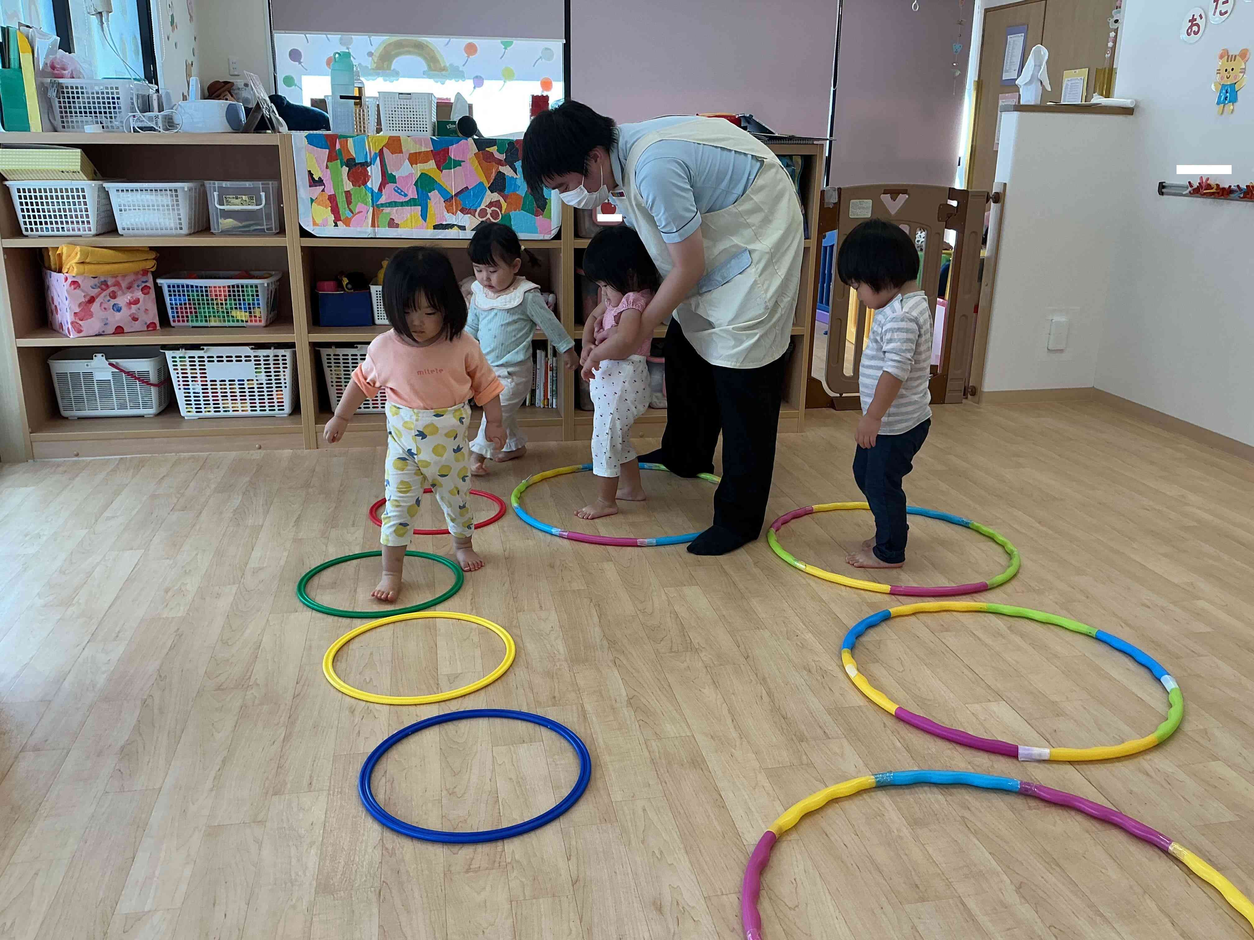 フープ遊び