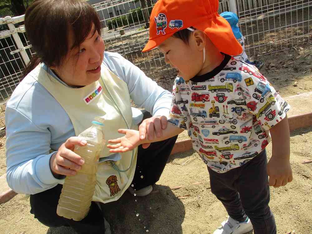 手を洗おうね