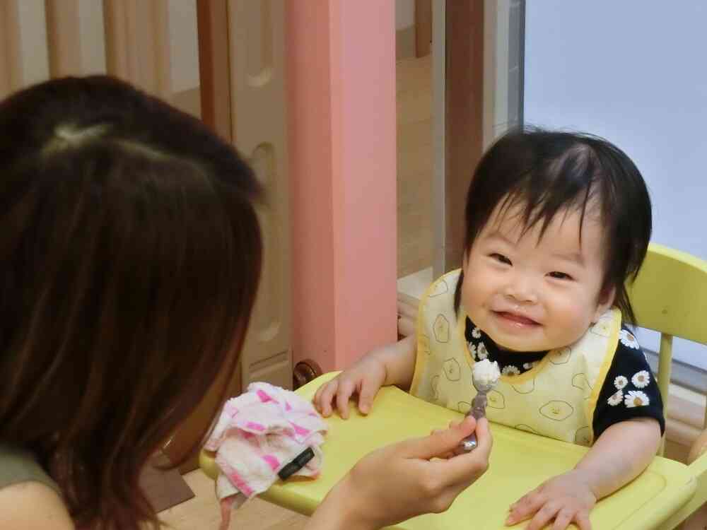 保育園のご飯、とっても美味しいよ♪