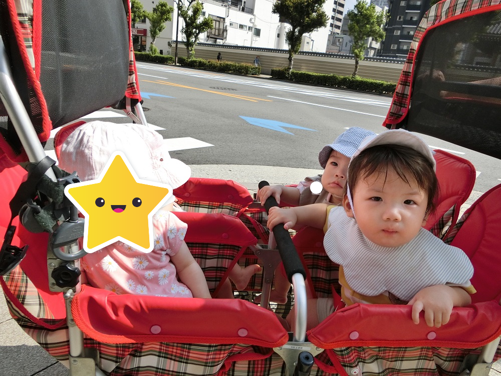 お散歩に行ってきたよ!(ひよこ組)