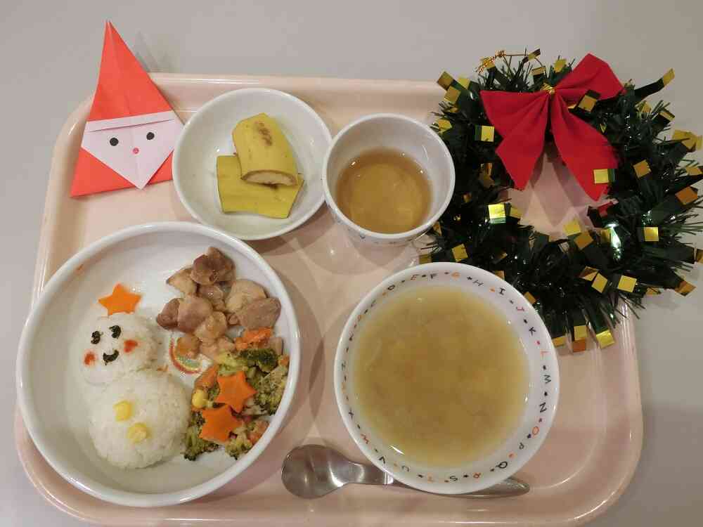 可愛いクリスマスプレート！美味しそう〜！