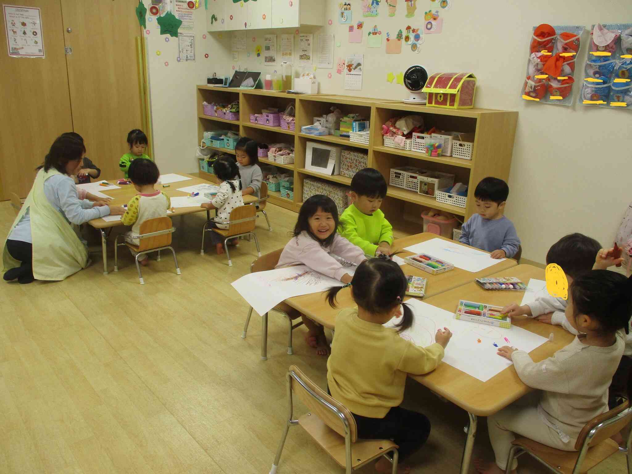 みんなでお絵描き＾＾