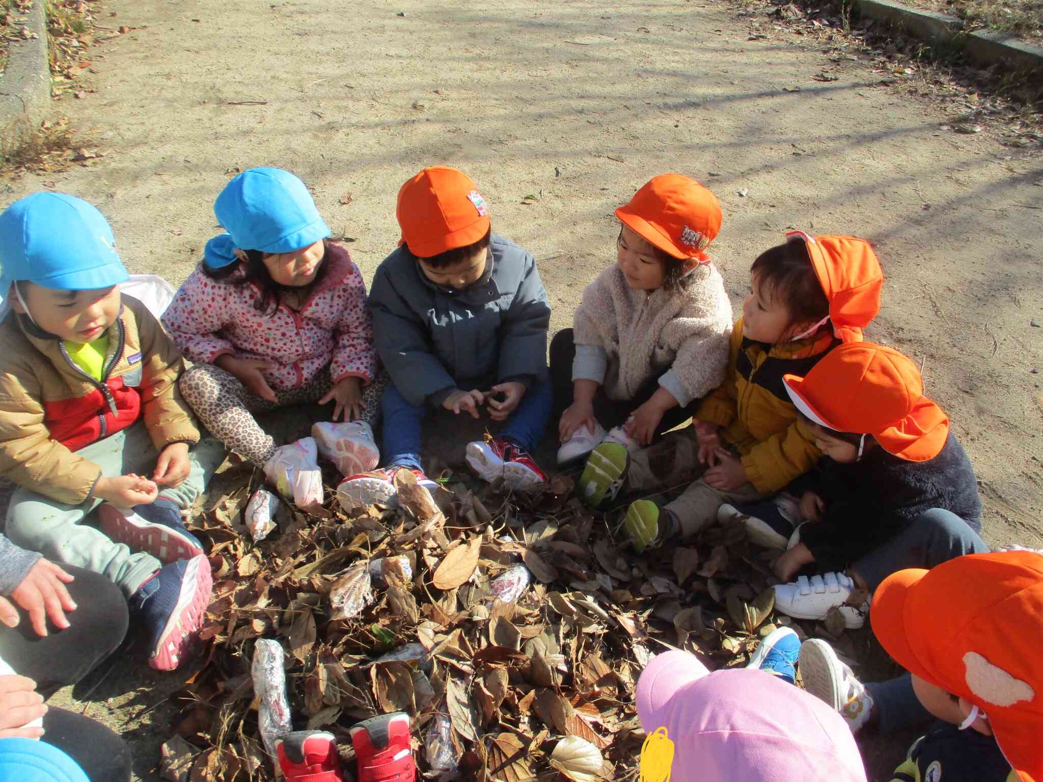 焼き芋できたかなぁ？