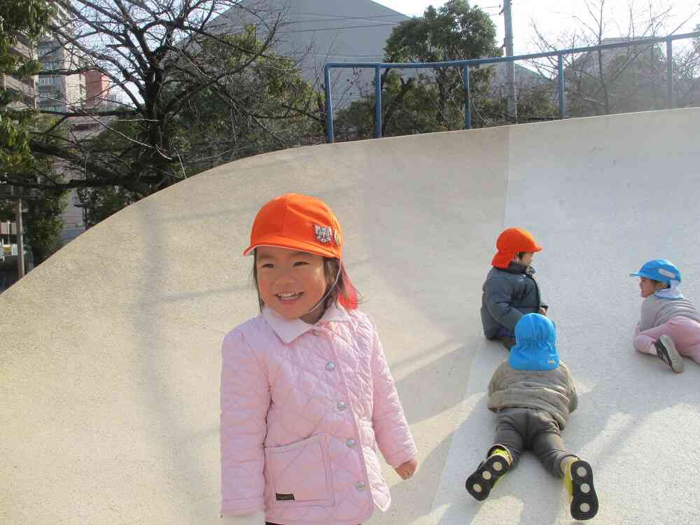 公園で遊んだよ♪