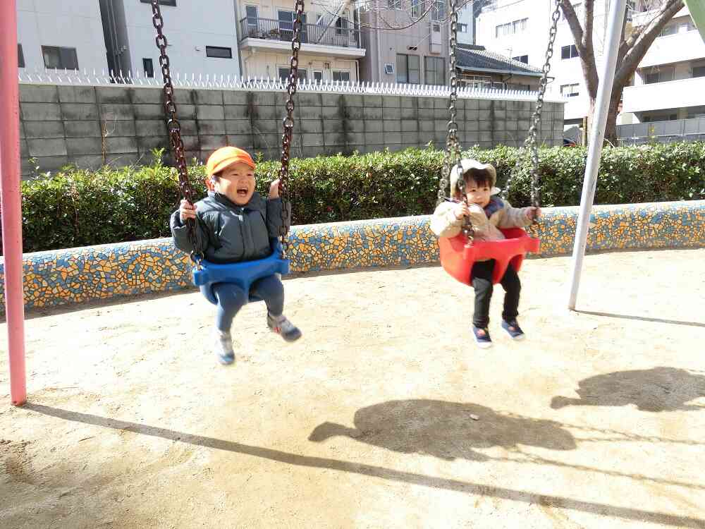 ゆらゆら楽しいな～♪