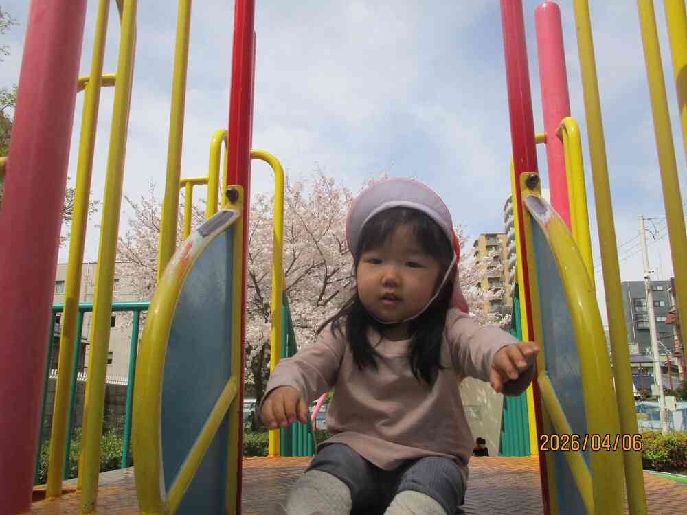 公園で遊んだよ♬