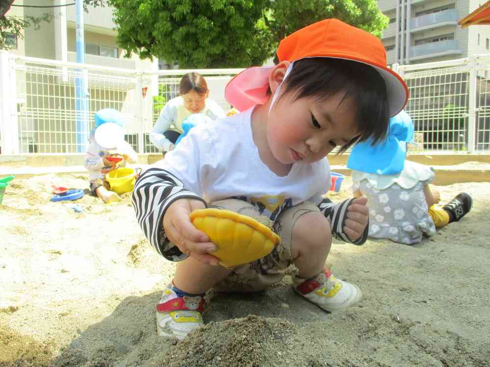 お山作り中…