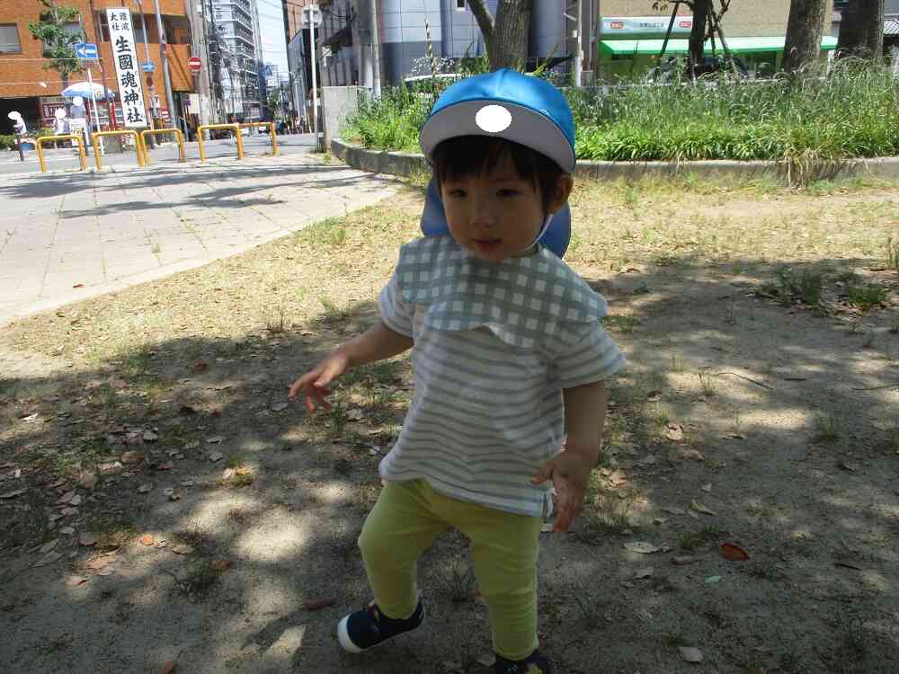 公園内を探検！