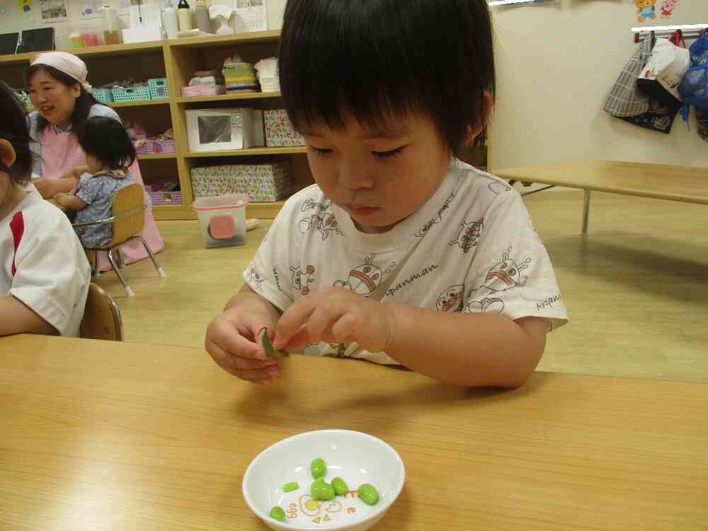 真剣にむいています…