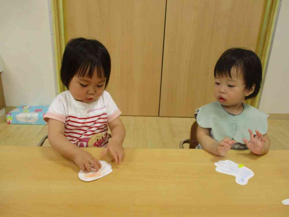 これが私たちの手形ね...☆