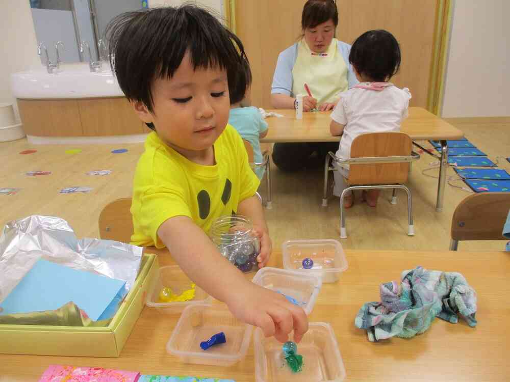 自分で色を選んで作ったよ♪