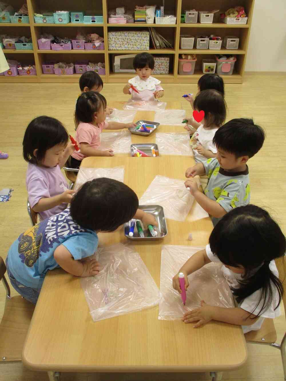 色水遊びをしたよ！