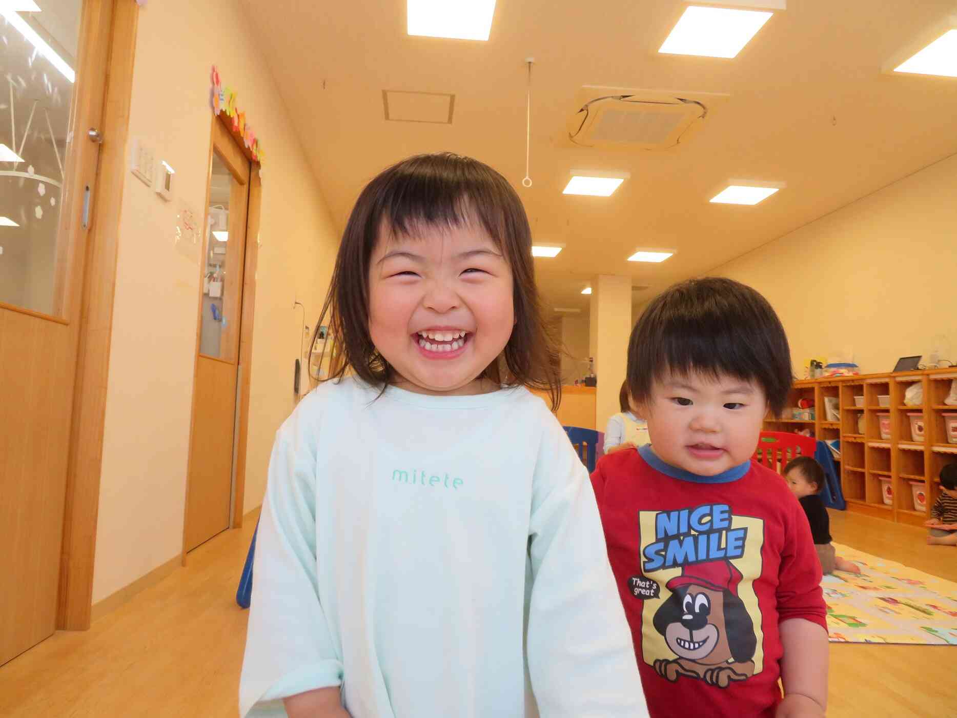 ステキな笑顔が見れる保育園です♪