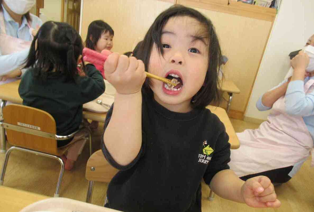 お箸の猛特訓？