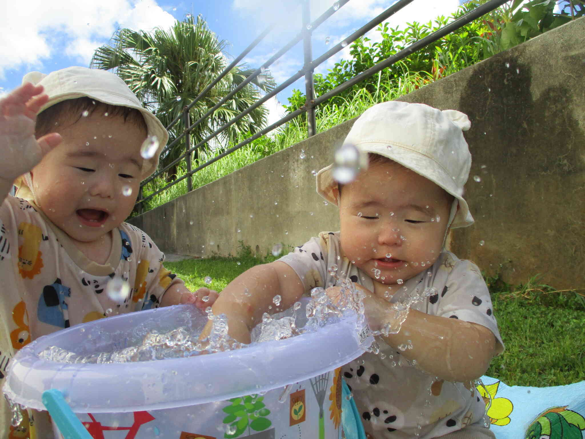 ちゃぷちゃぷ～☆