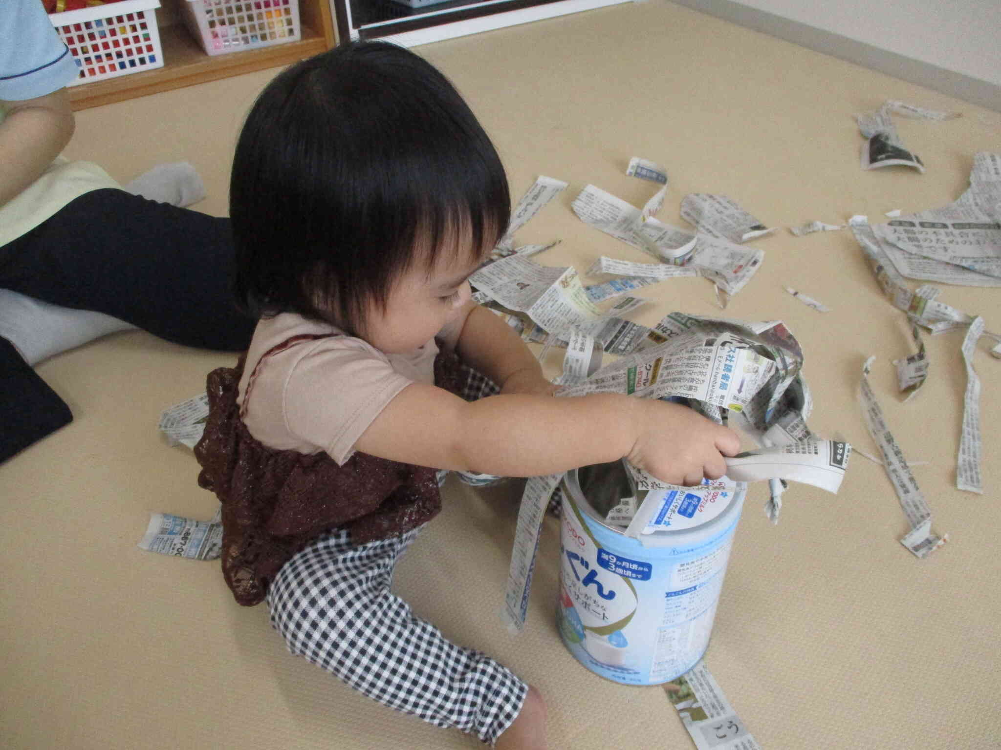 入れたり、出したり・・・楽しいね！