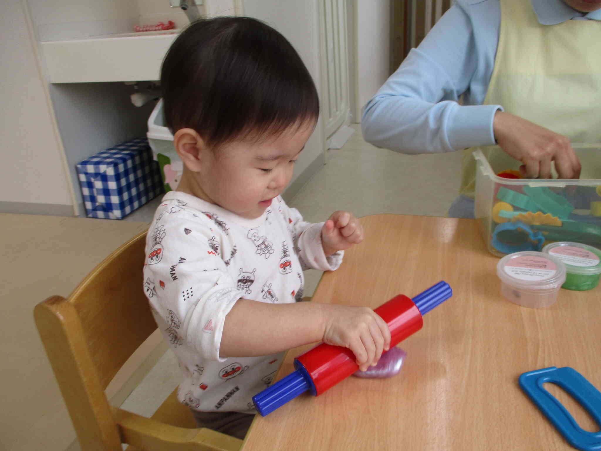 ローラーも使ったよ！