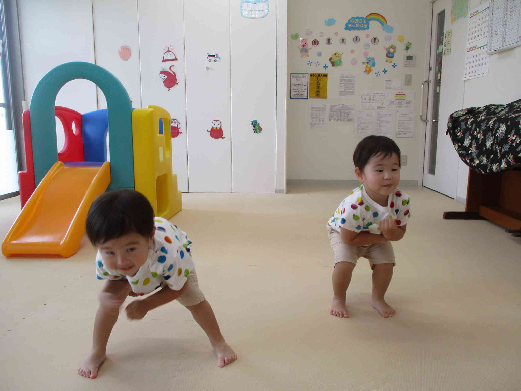 手をぐるぐる～♪