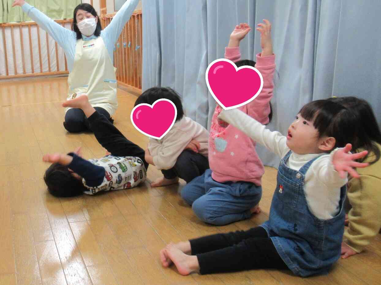 きりん組(2歳児)さんの様子