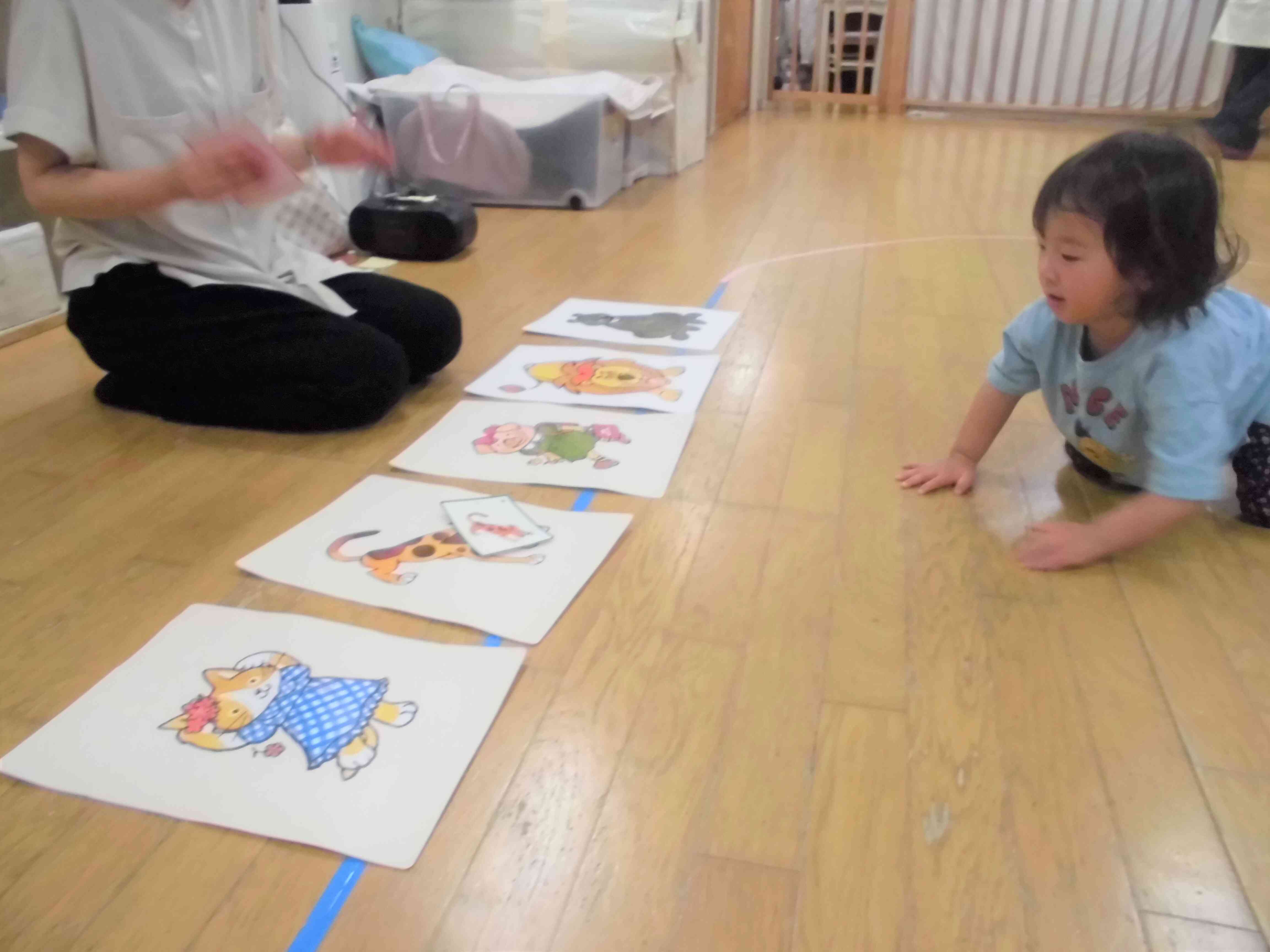 きりん組（2歳児）さんの様子
