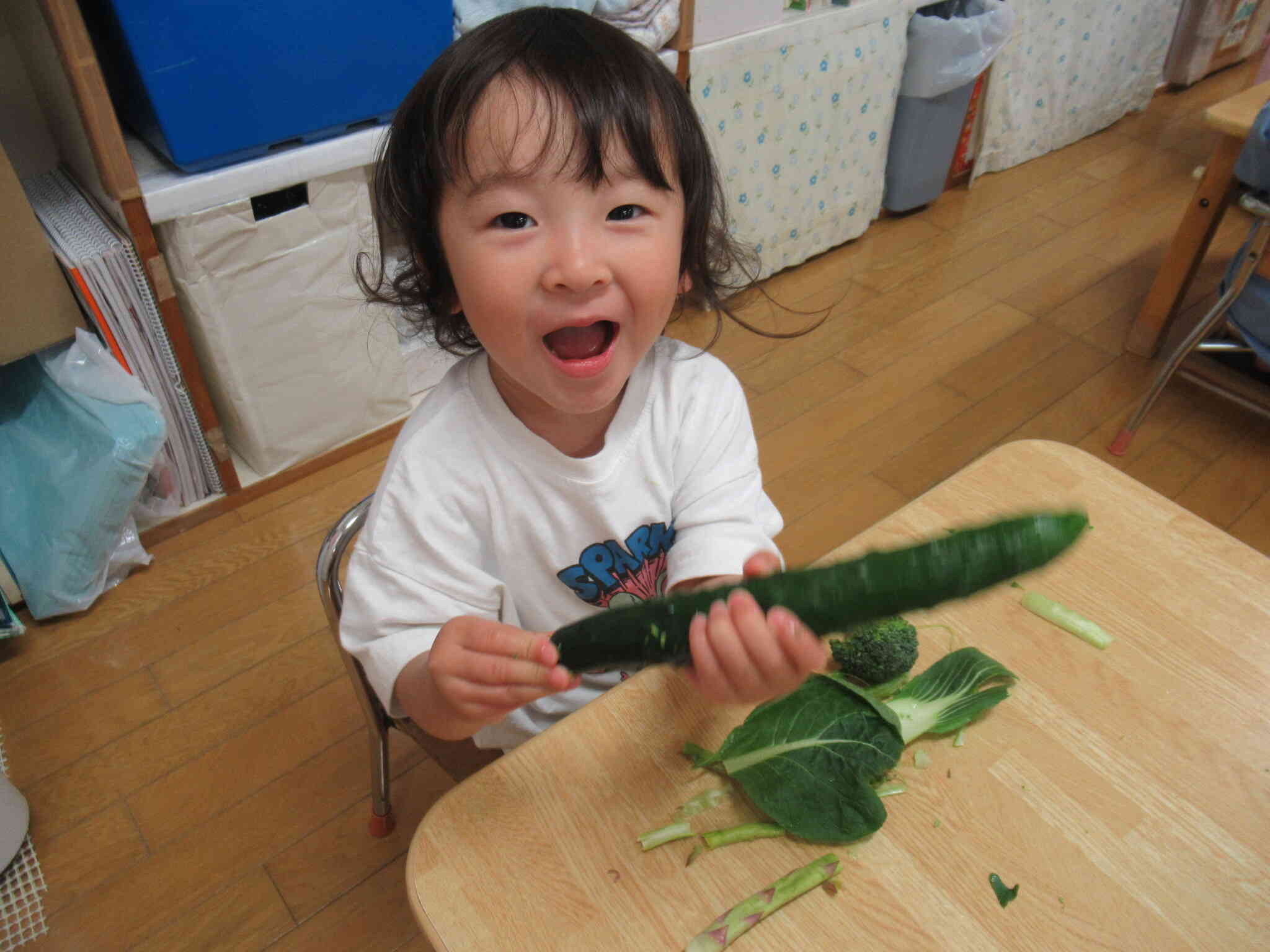 きりん組（2歳児）さんの様子