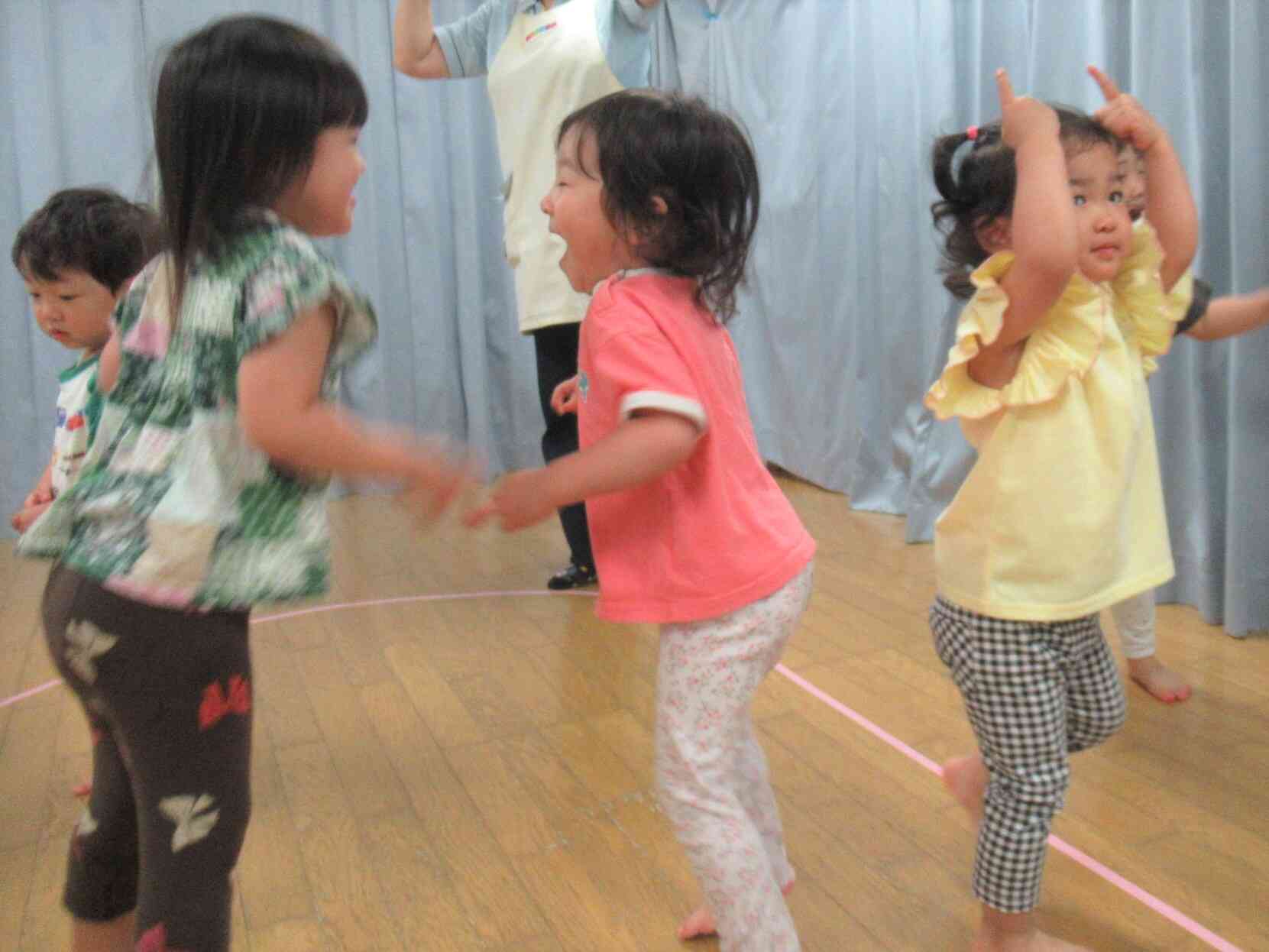 きりん組（2歳児）さんの様子