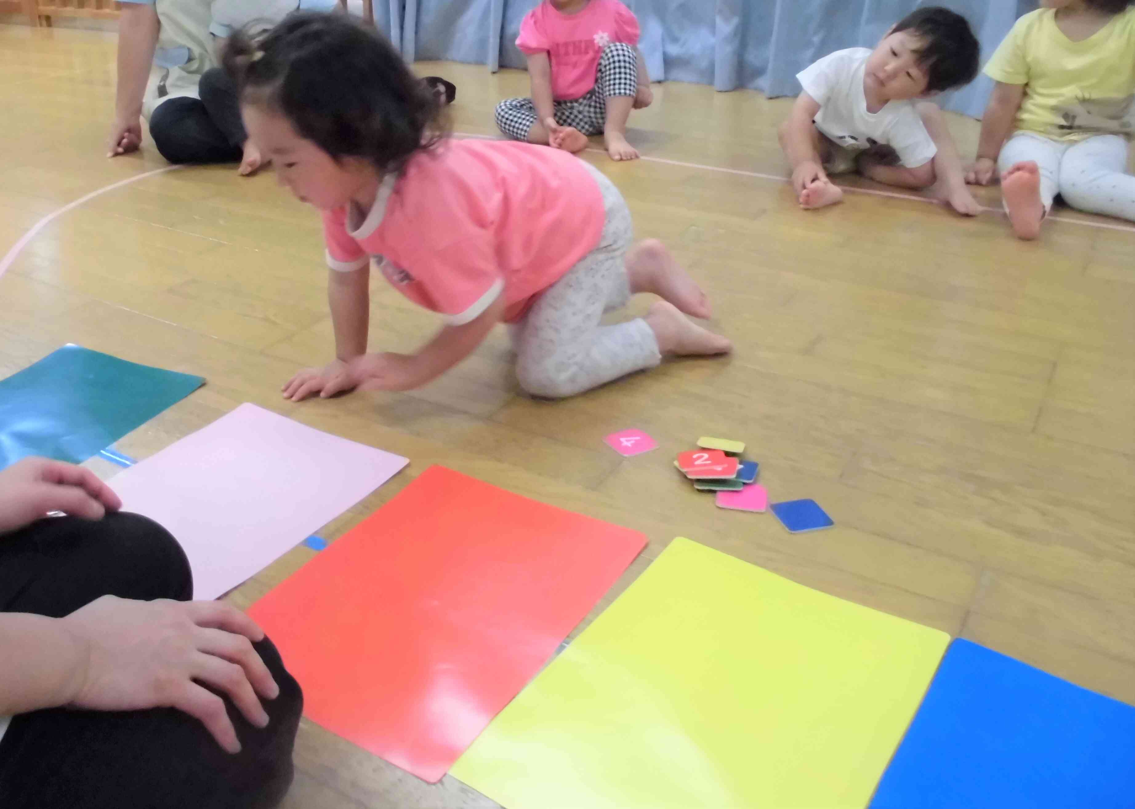 きりん組（2歳児）さんの様子