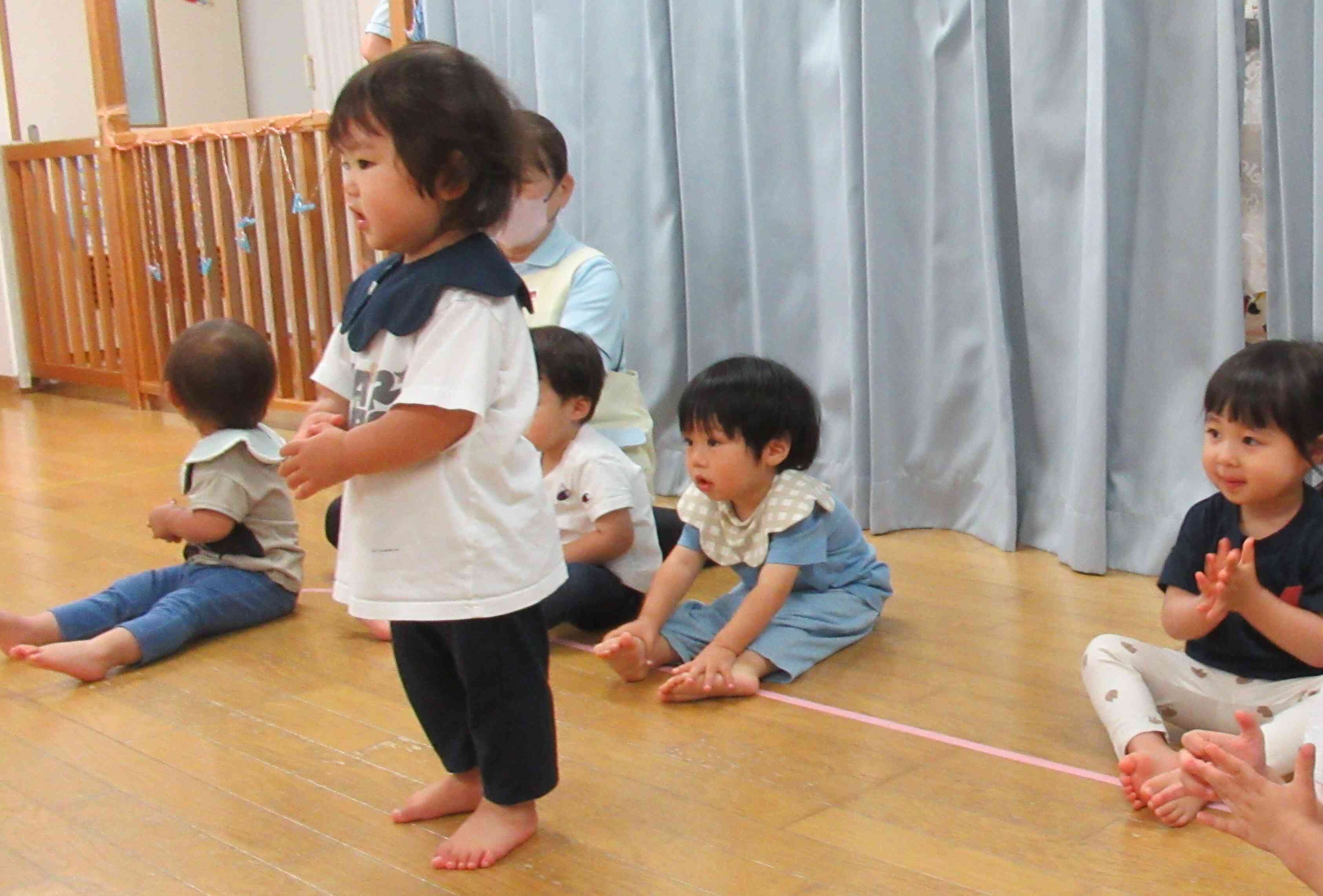 ぱんだ組（1歳児）さんの様子