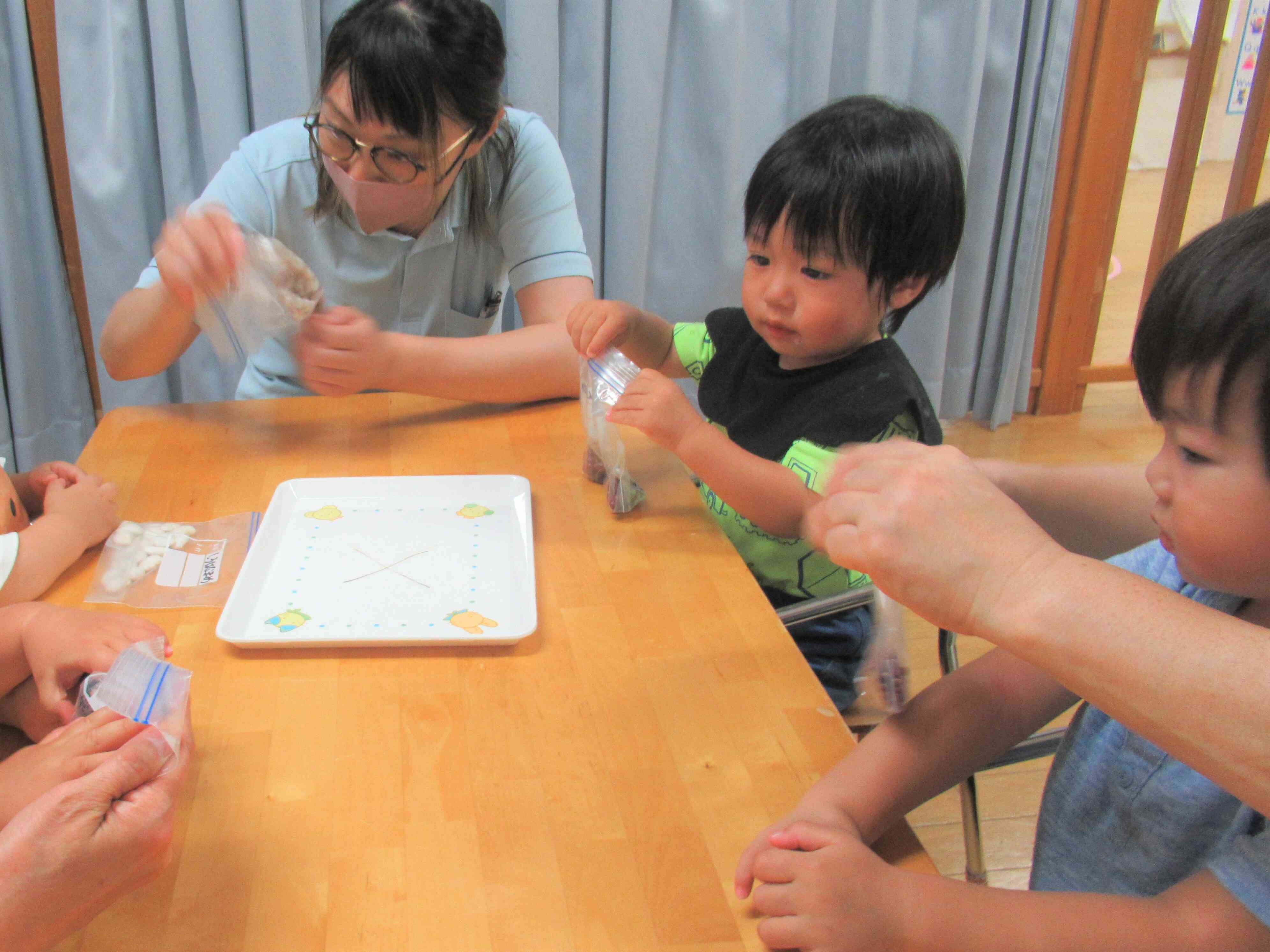 ぱんだ組（1歳児）さんの様子
