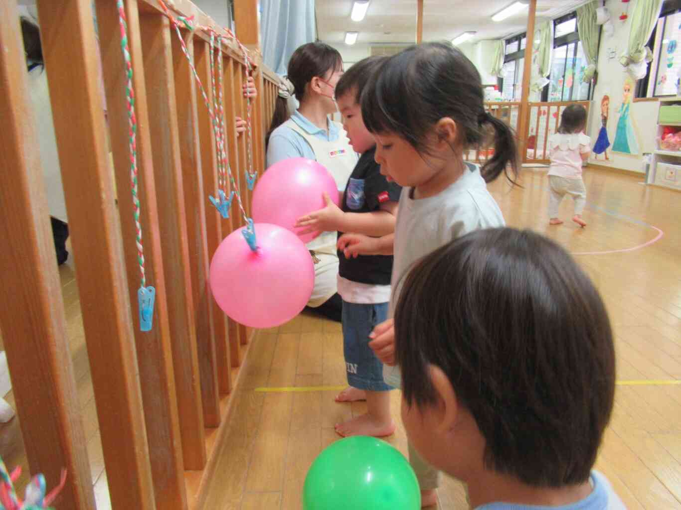 風船遊び