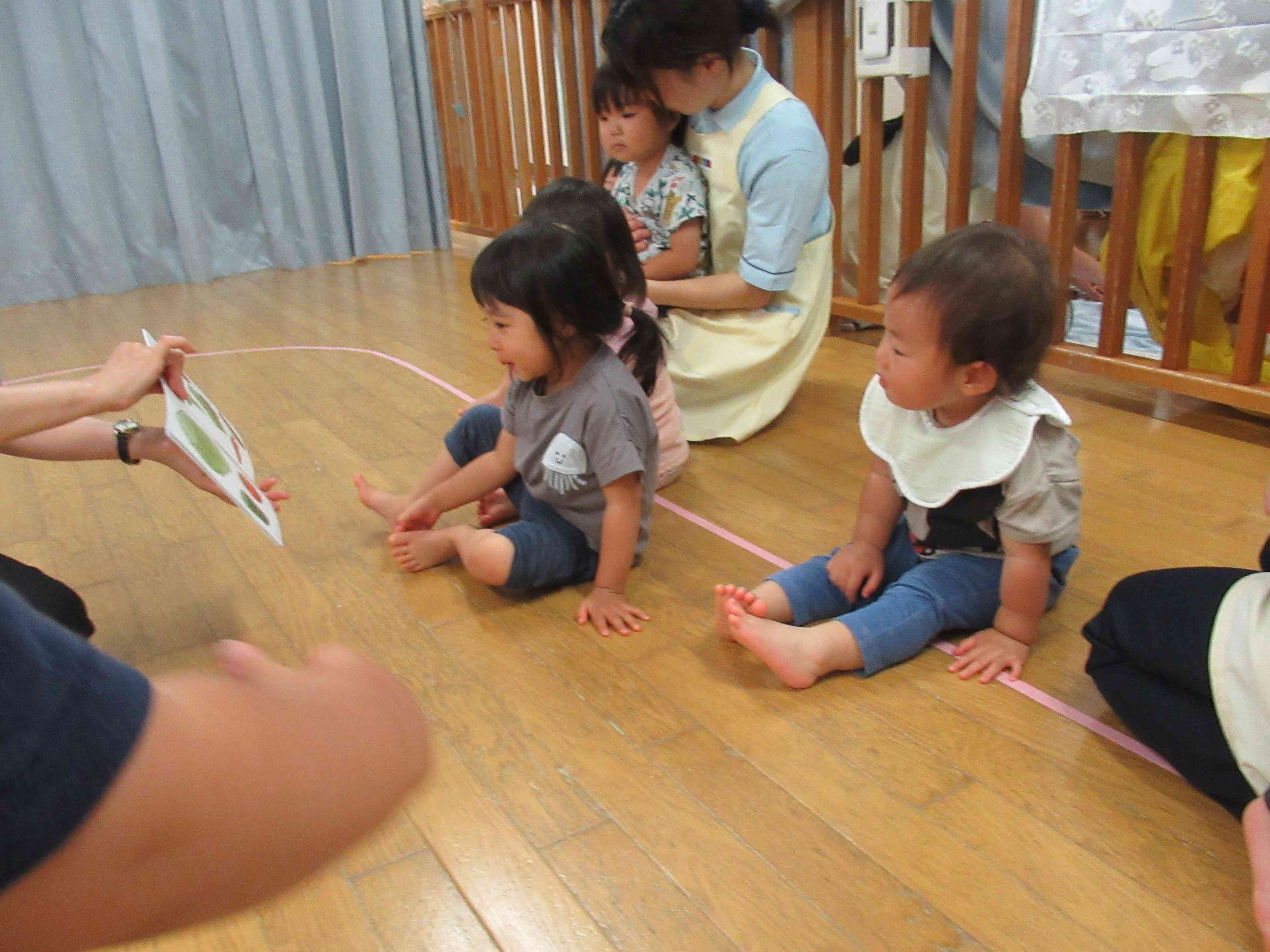 ぱんだ組(1歳児)さんの様子