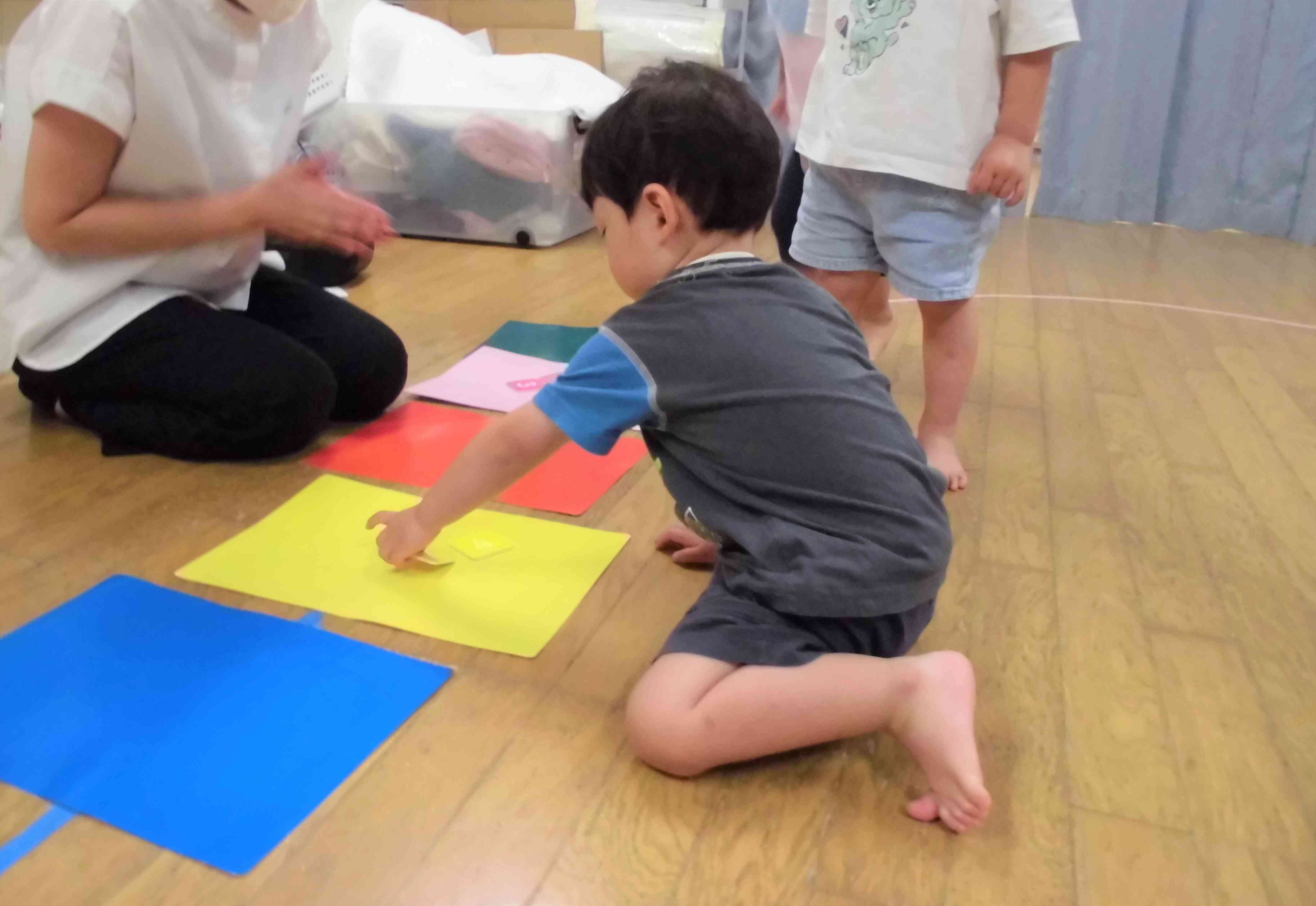 色合わせでは全員が正解しました！