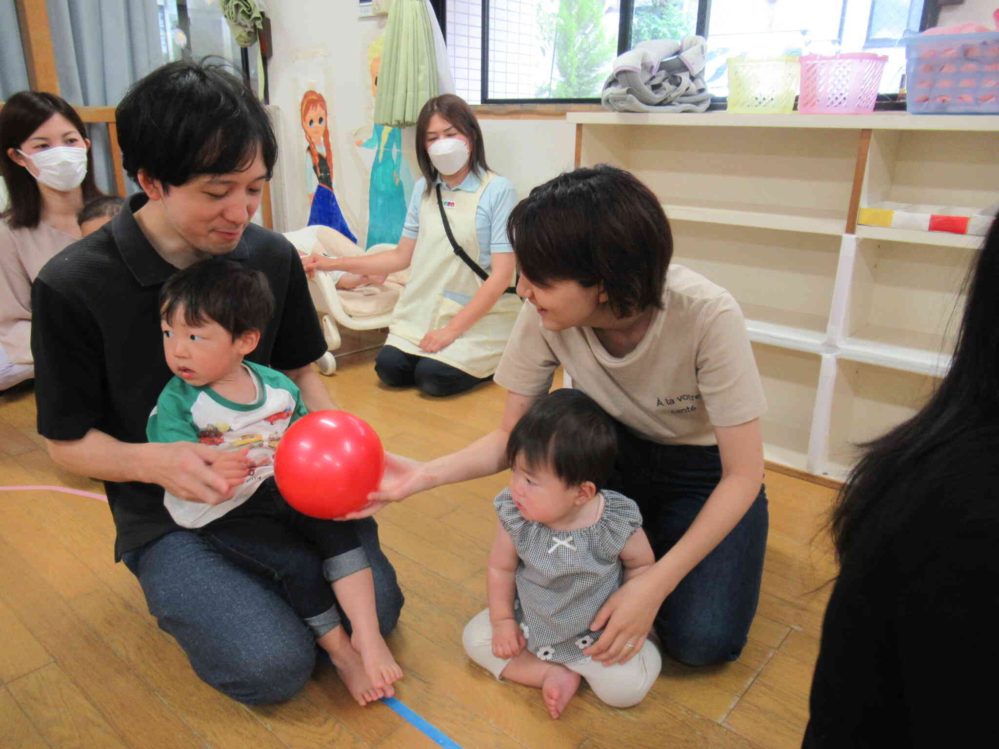 「はいどーぞ！」ができるかな？