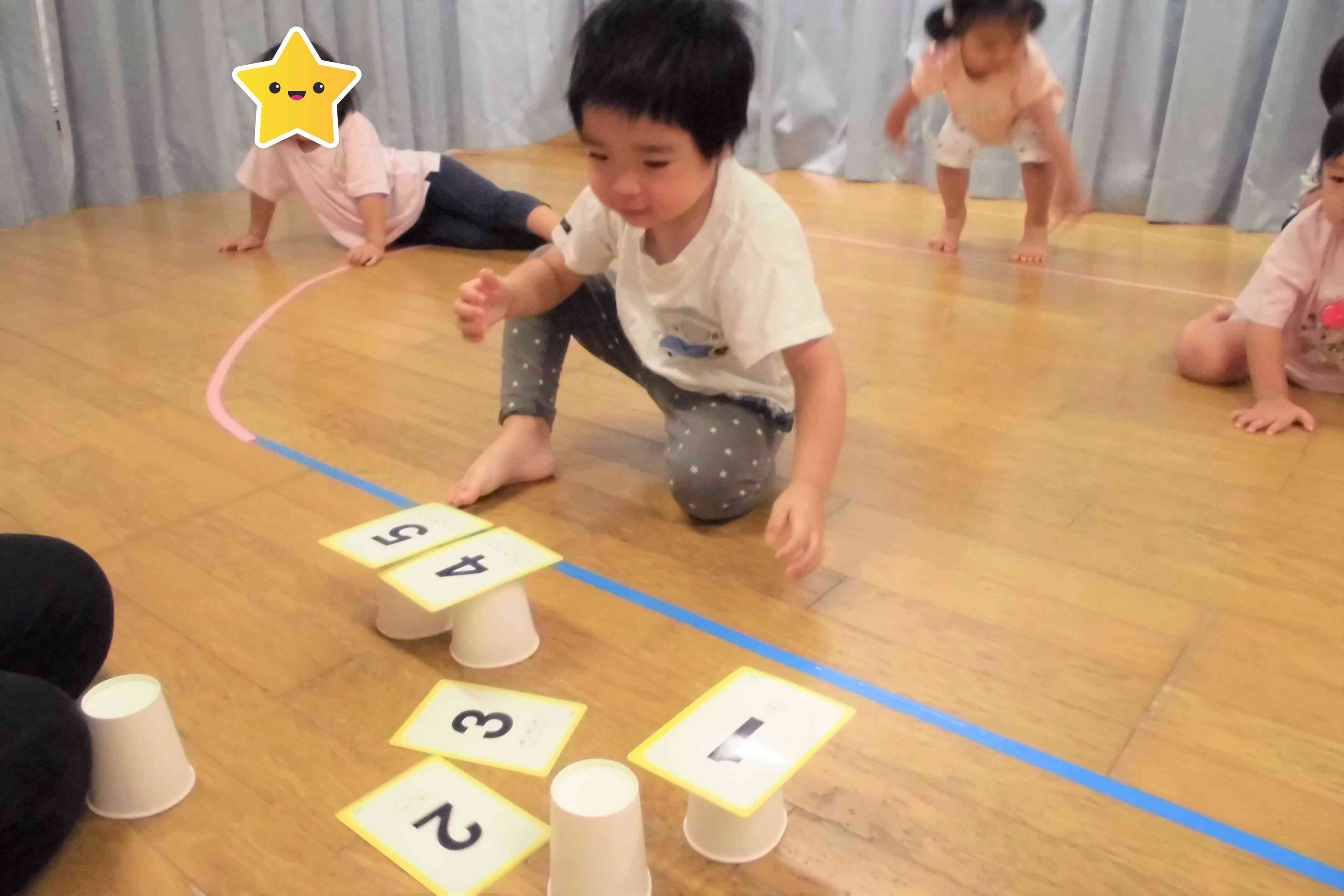 きりん組（2歳児）さんの様子
